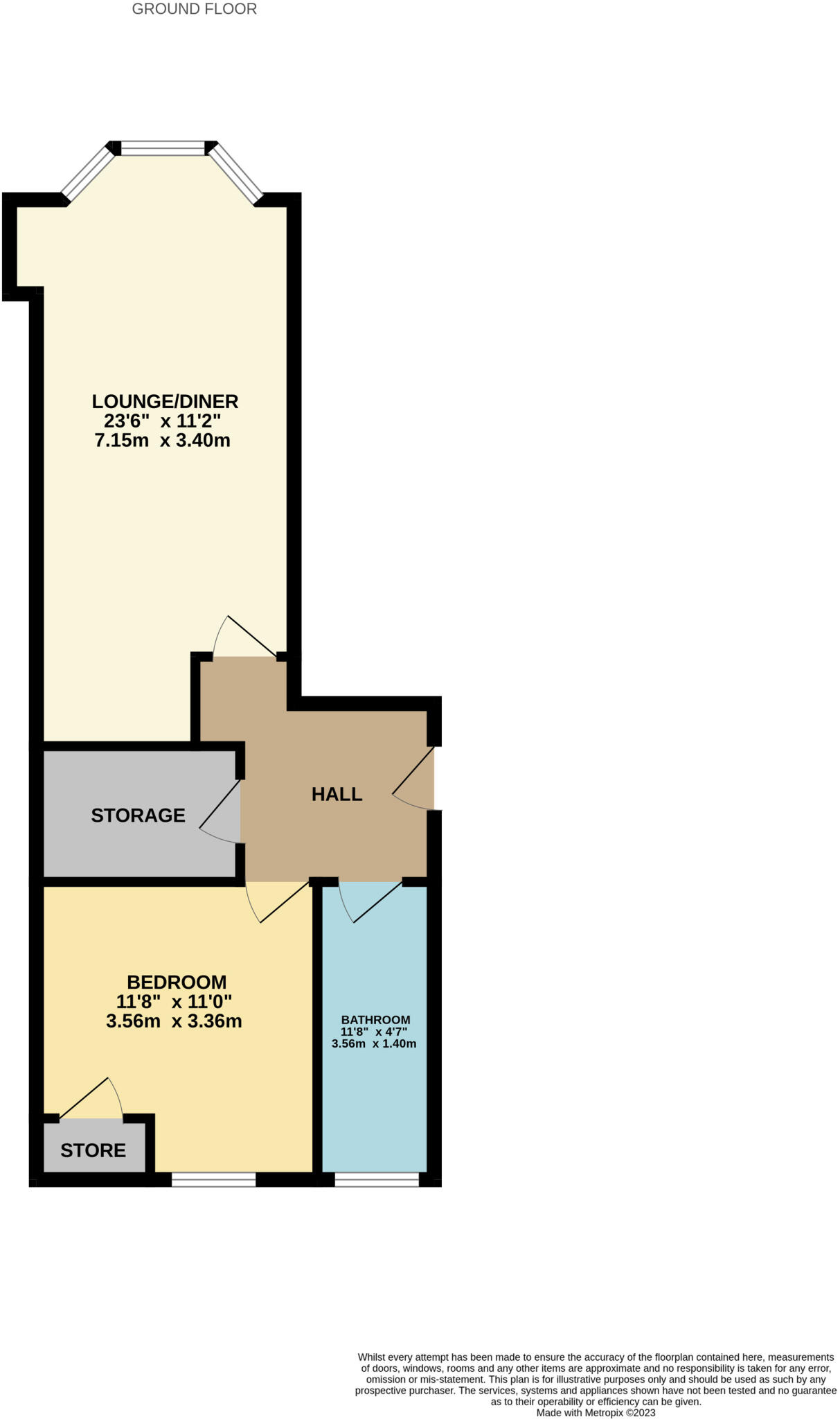 1/1, 177 Clarkston Road floorplan