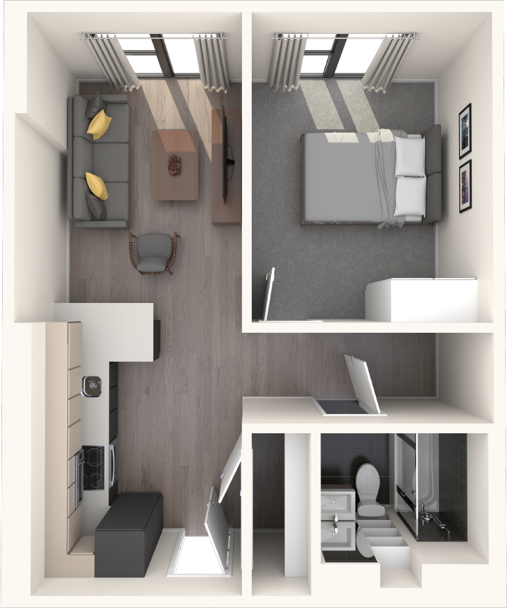 Cortland Broad St, Birmingham, B15 floorplan