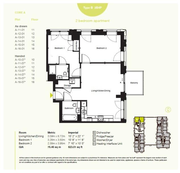 17 Rutherford Way, Wembley Park, Ha9, Wembley floorplan