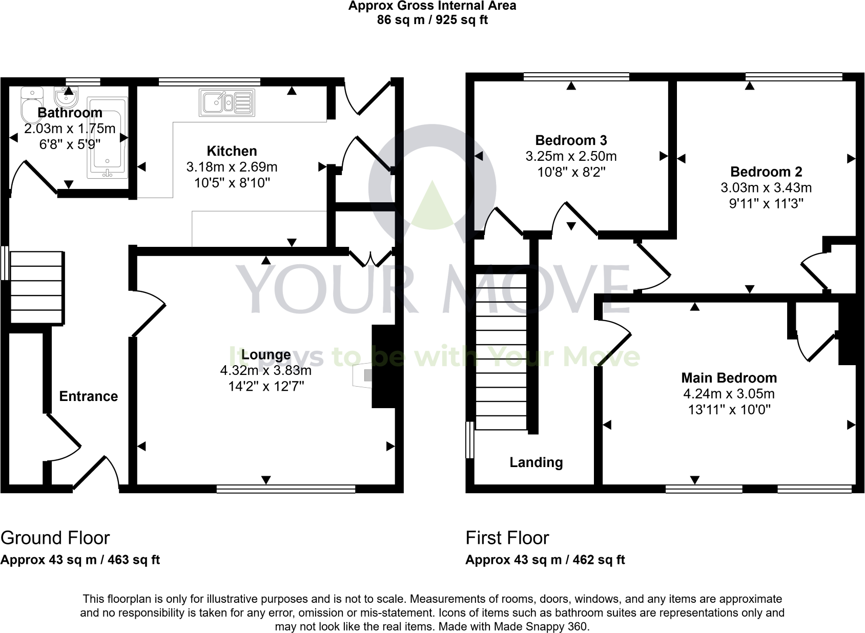 Braeside Road South, Gorebridge, Midlothian, EH23 floorplan