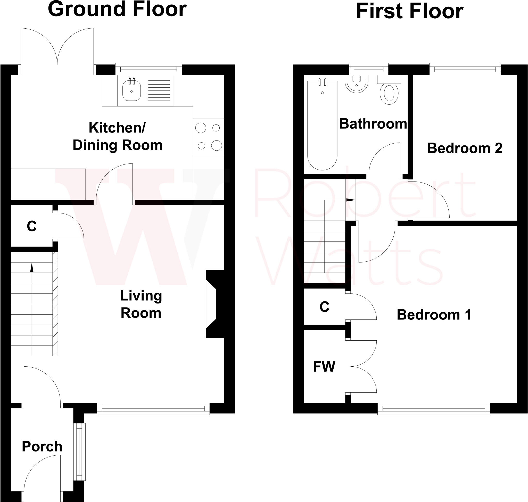 Kirkdale Way, Tong, Bradford, West Yorkshire, BD4 floorplan