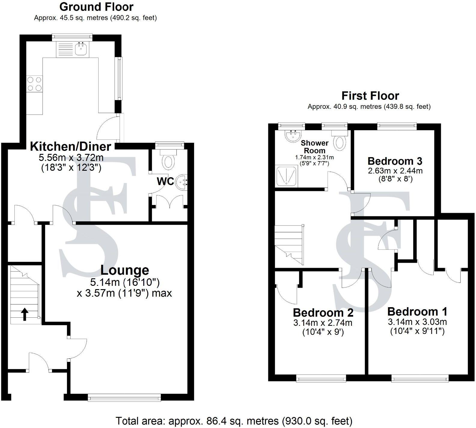 Brocklesby Way, Leicester floorplan