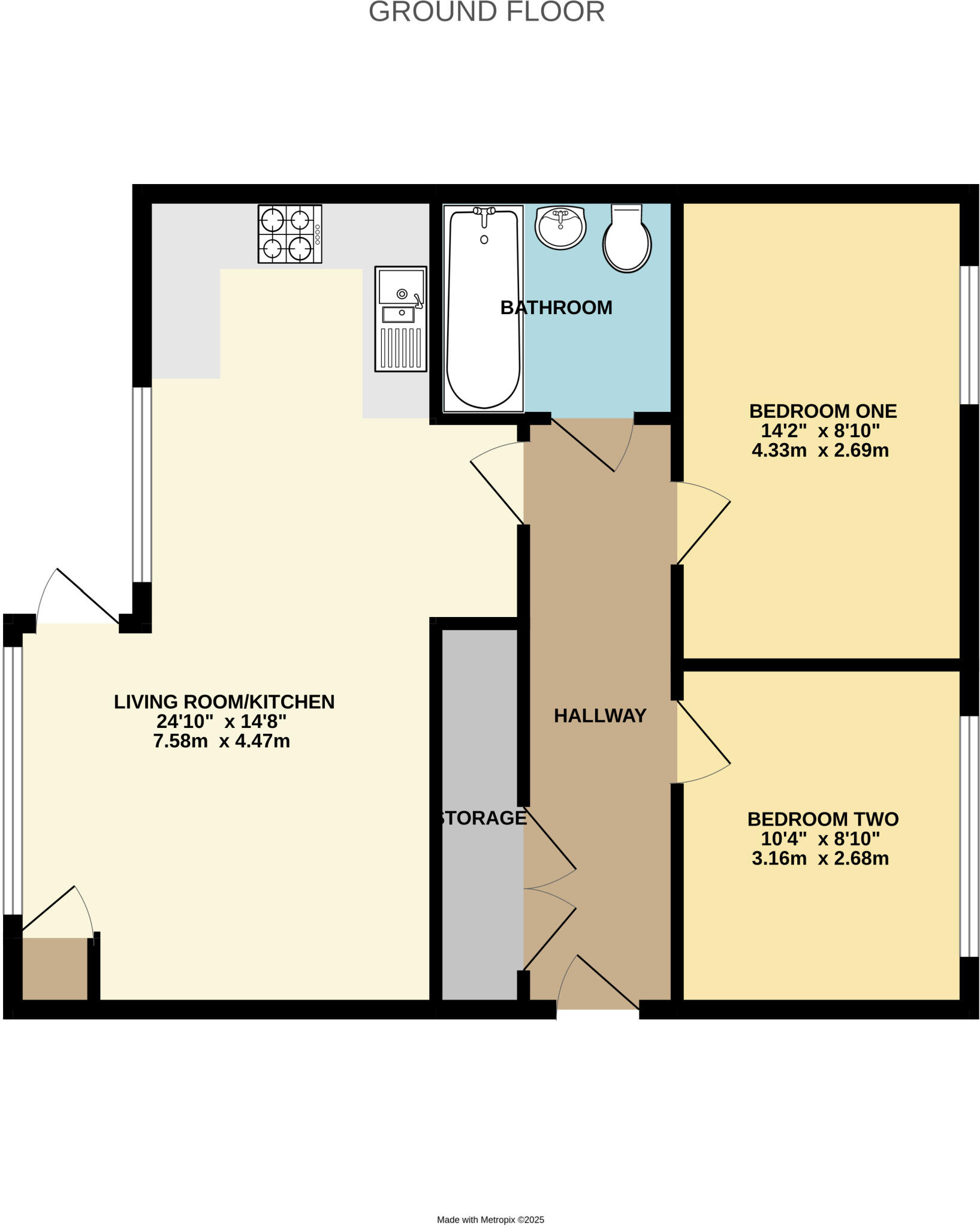 Larges Lane, Bracknell floorplan