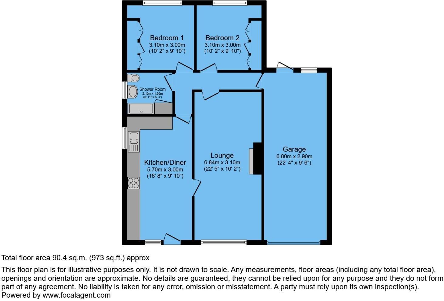 Churchland Avenue, Holmewood, Chesterfield, S42 5SG floorplan