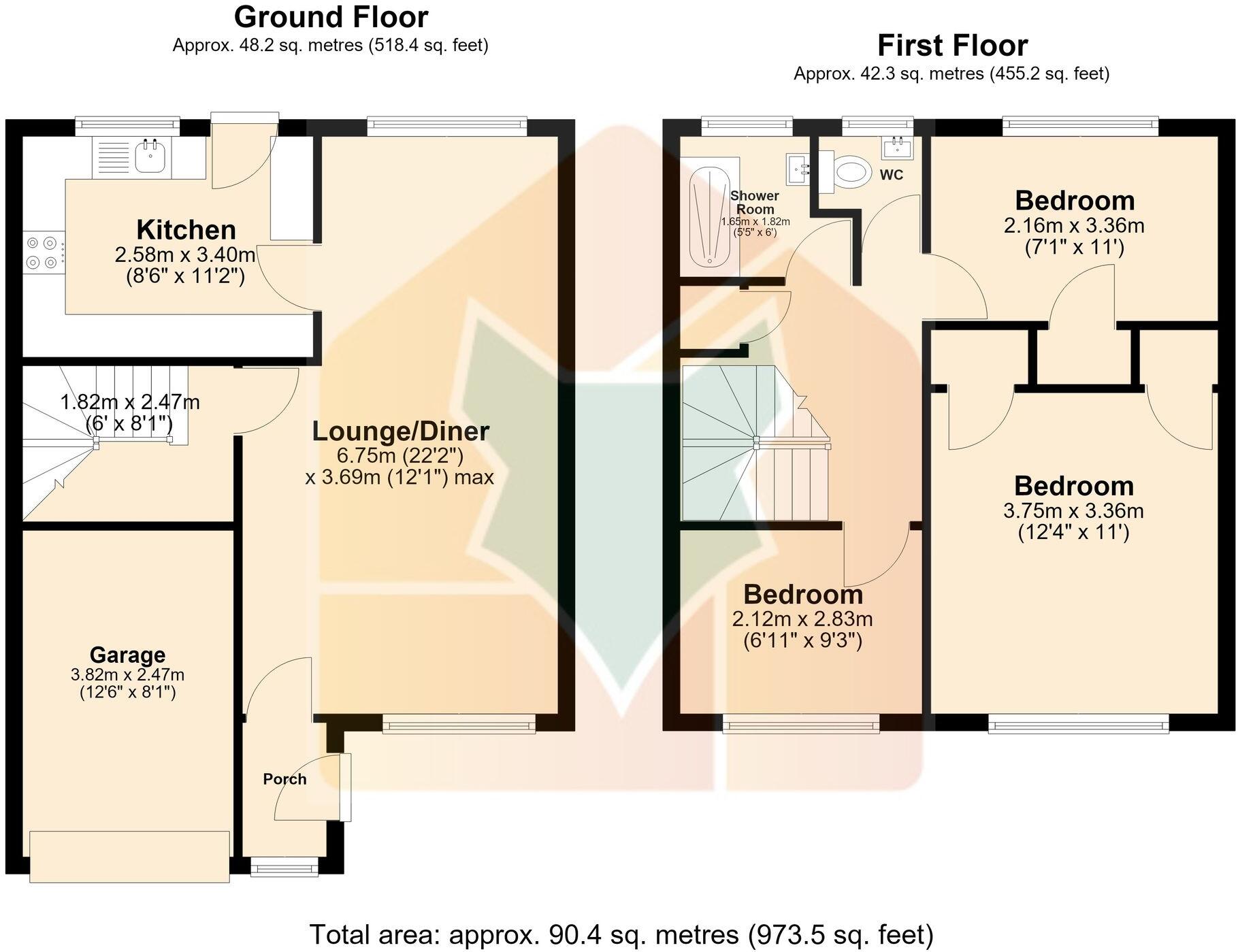 Huntingdon Crescent, Burton-Upon-Stather, DN15 floorplan