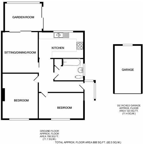 Winchester Way, Eastbourne, BN22 0JS floorplan