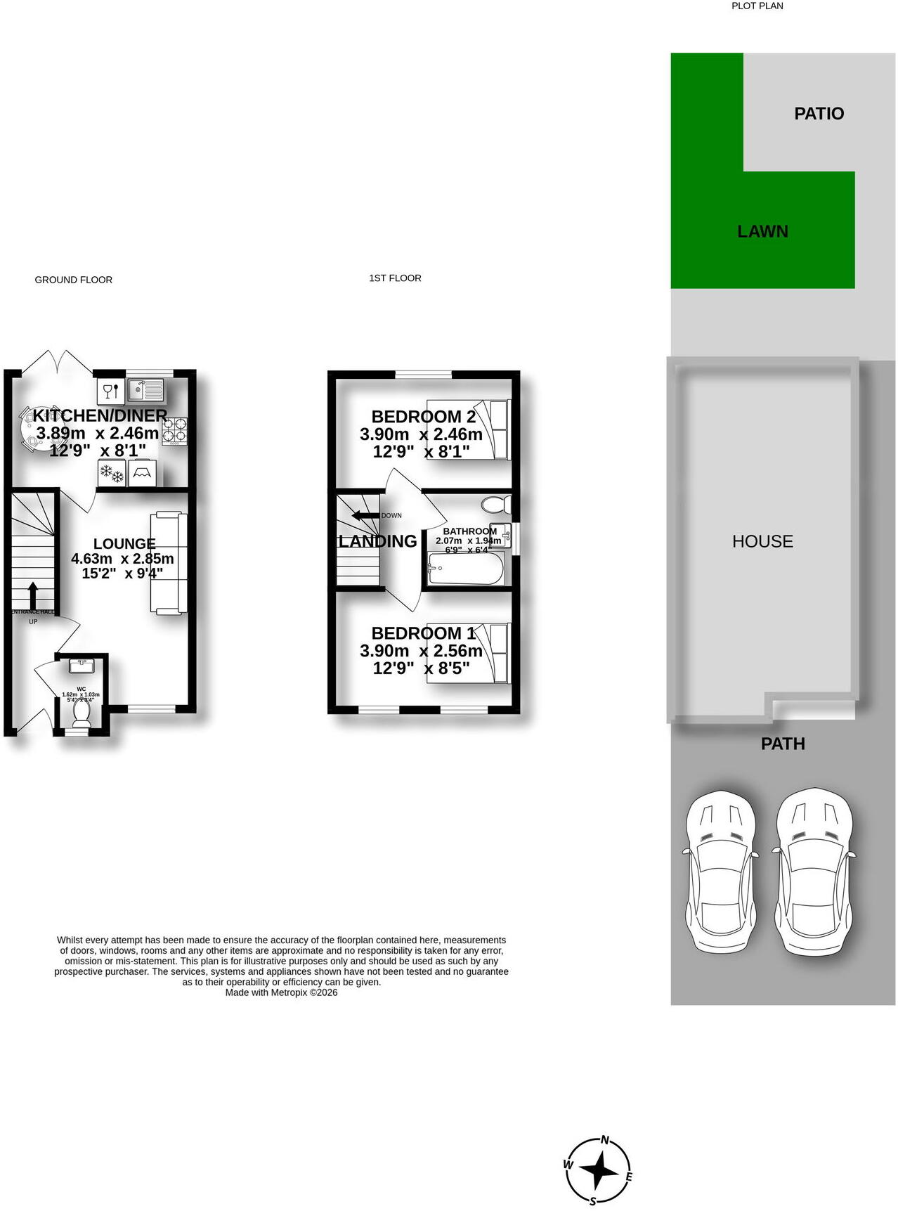 Fieldsview, Melksham, SN12 8FF floorplan