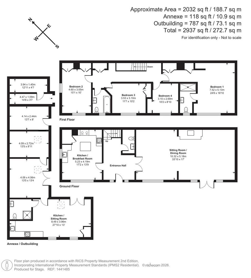 Rousdon, Lyme Regis floorplan