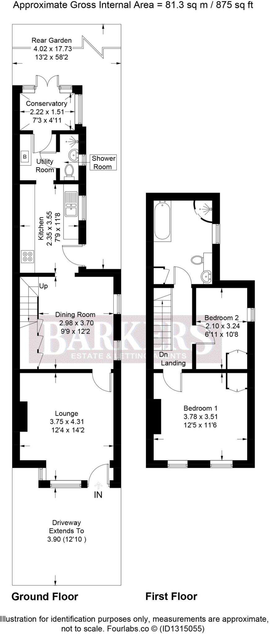 New Road, Shenley, WD7 floorplan