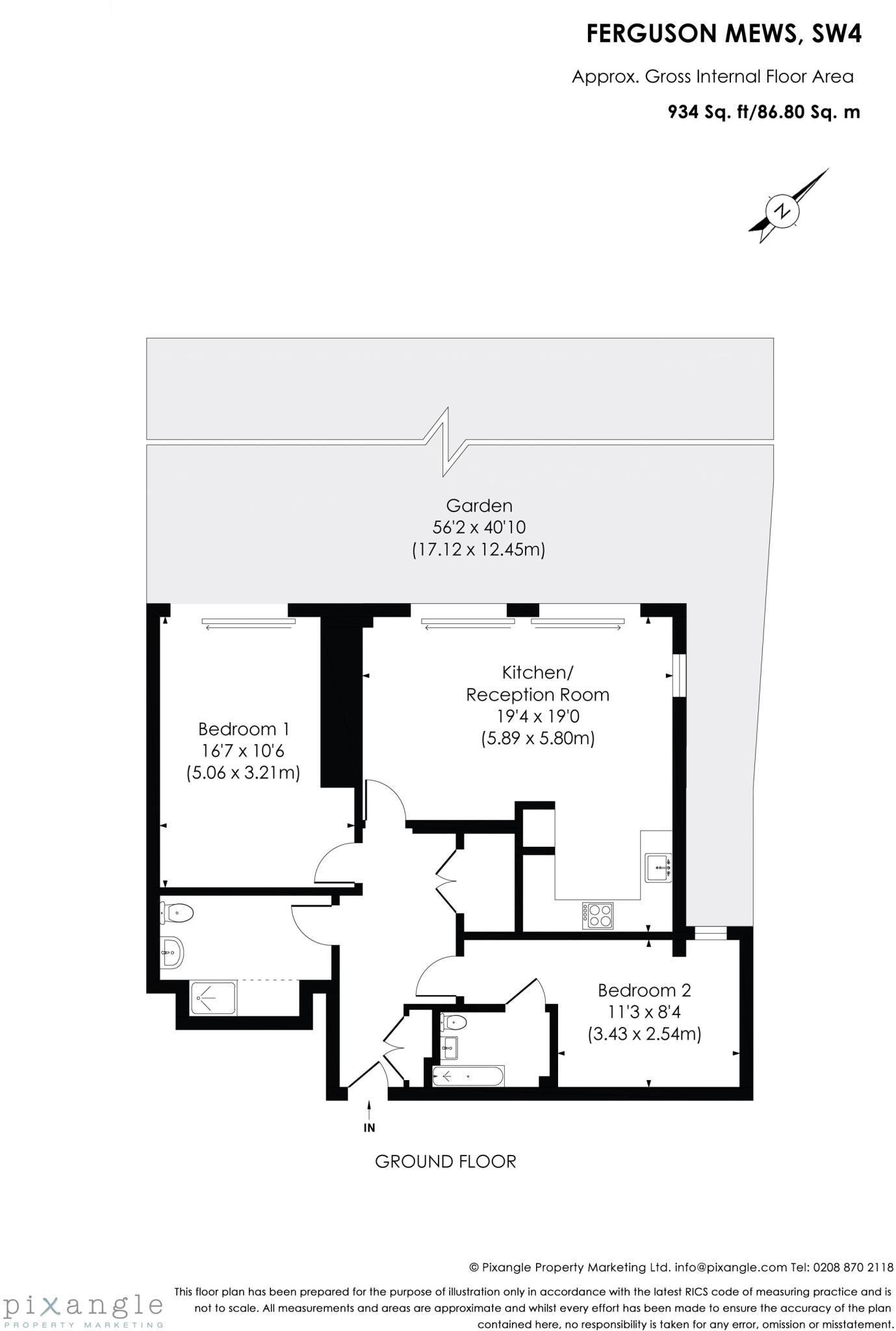 20 Fergusson Mews, London floorplan