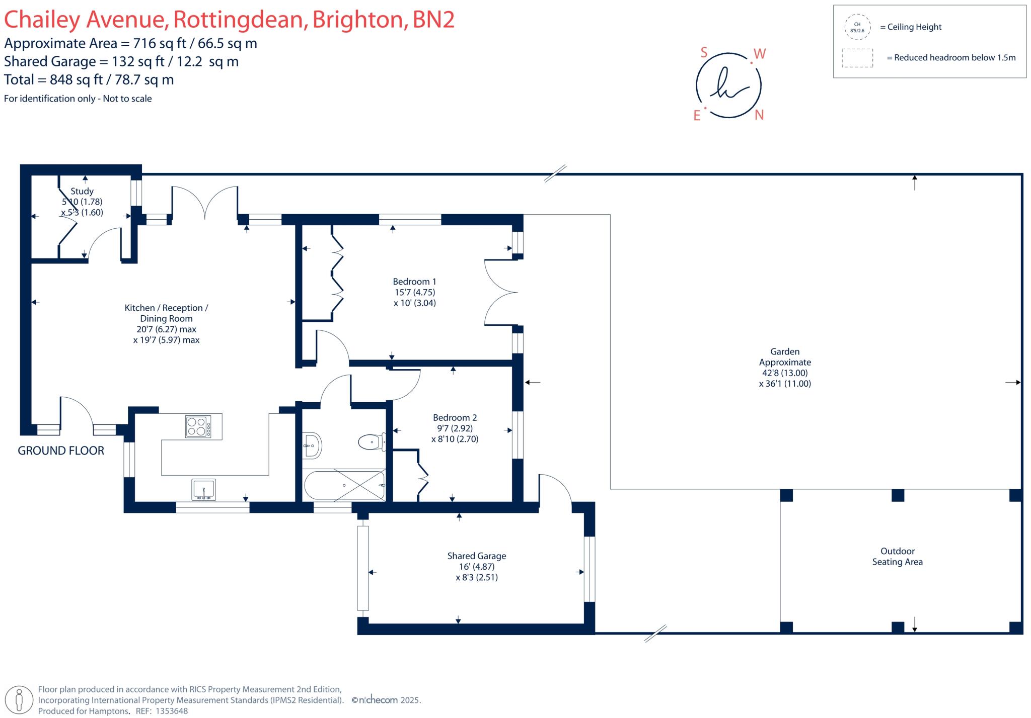 Chailey Avenue Rottingdean BN2 floorplan