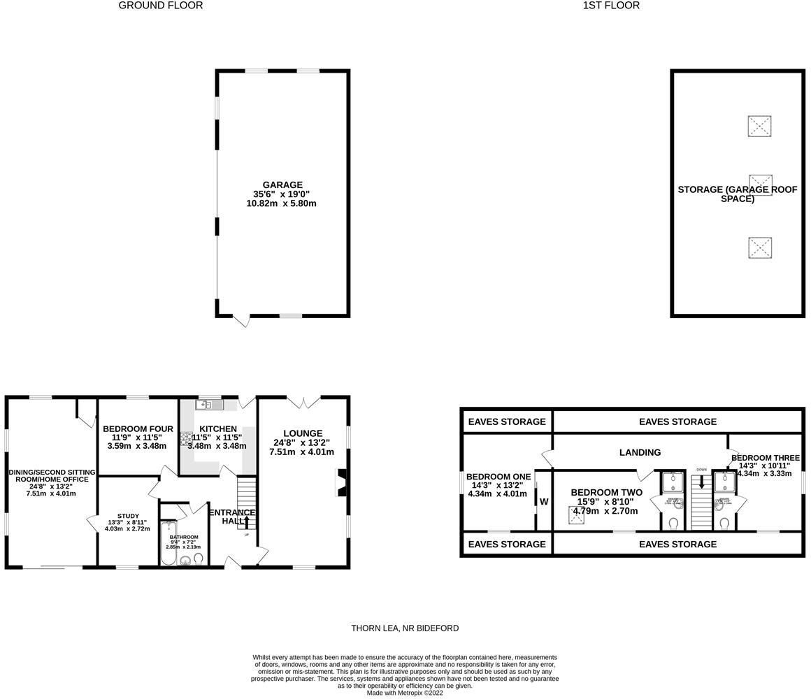 Horns Cross, Bideford floorplan