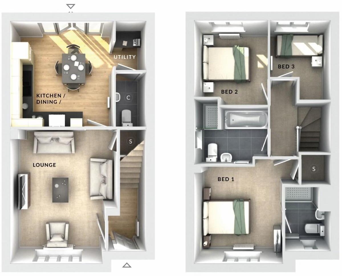 Balsam Lane, Warwick floorplan