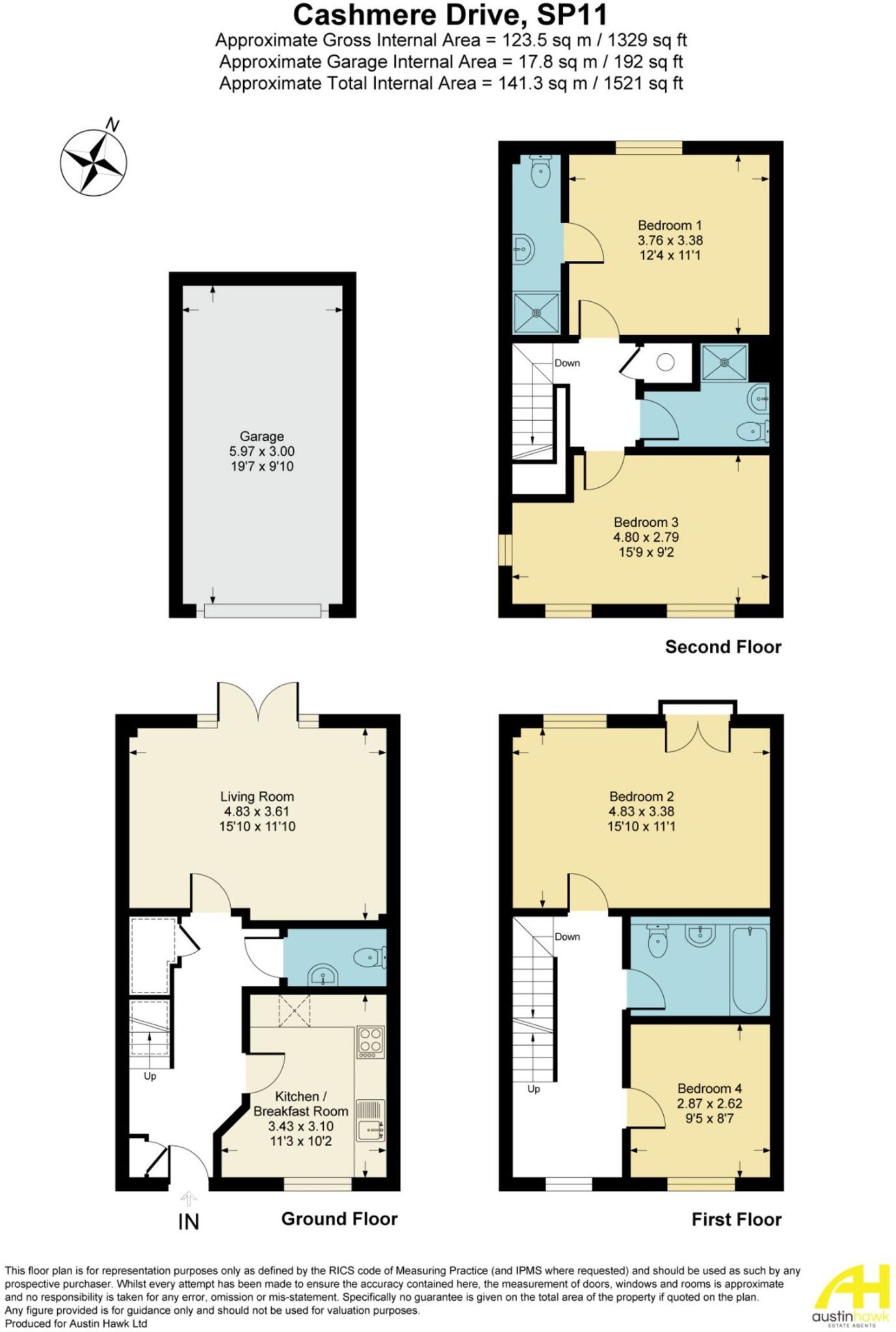 Cashmere Drive, Andover, SP11 floorplan