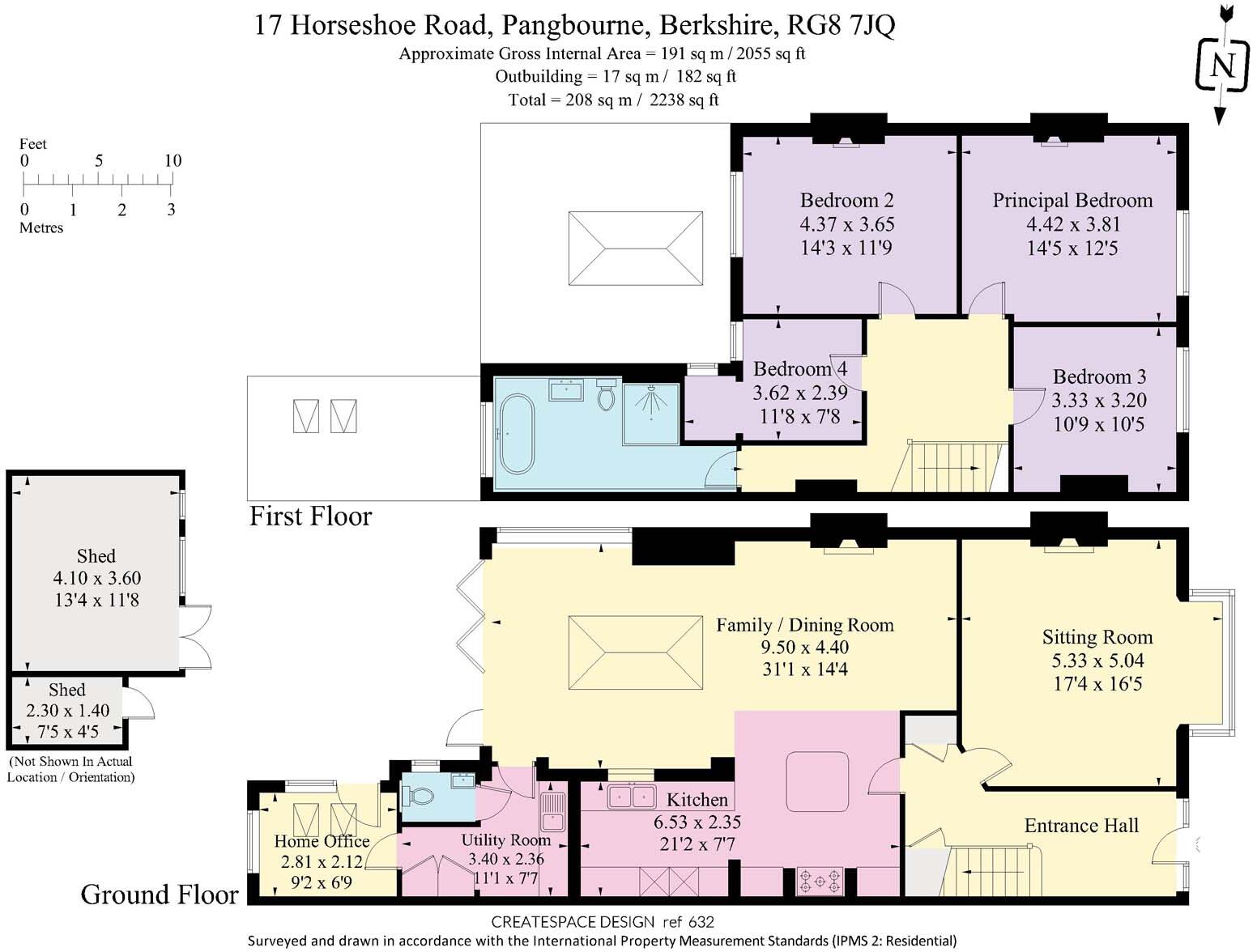 17 Horseshoe Road, Pangbourne on Thames floorplan