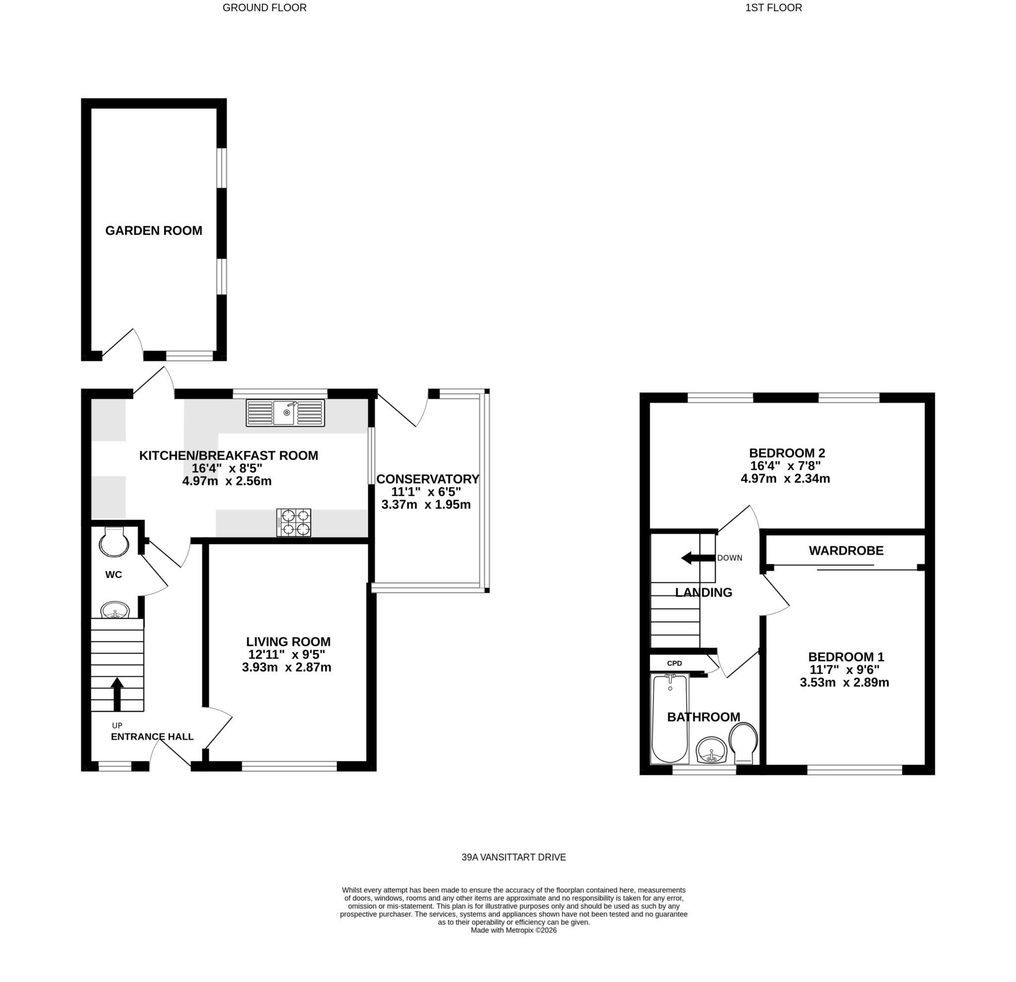 Vansittart Drive, Exmouth floorplan
