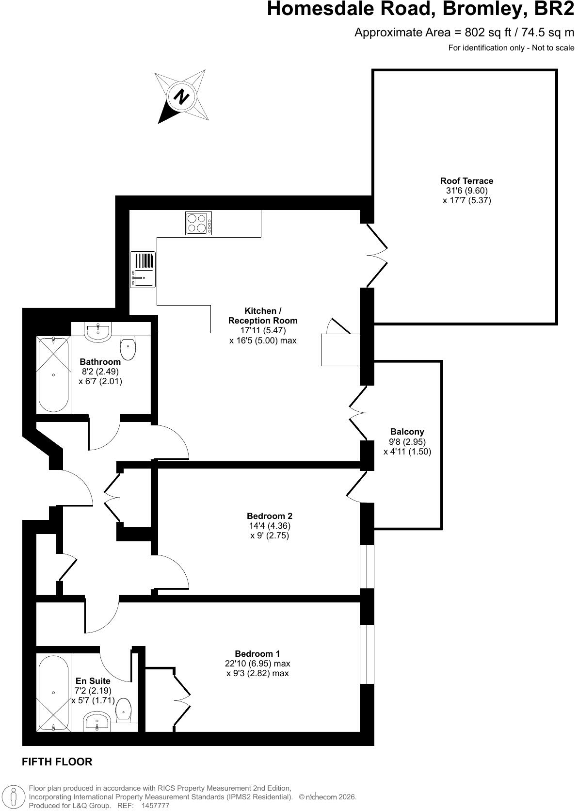 Rosing Apartments, BR2 9FN floorplan