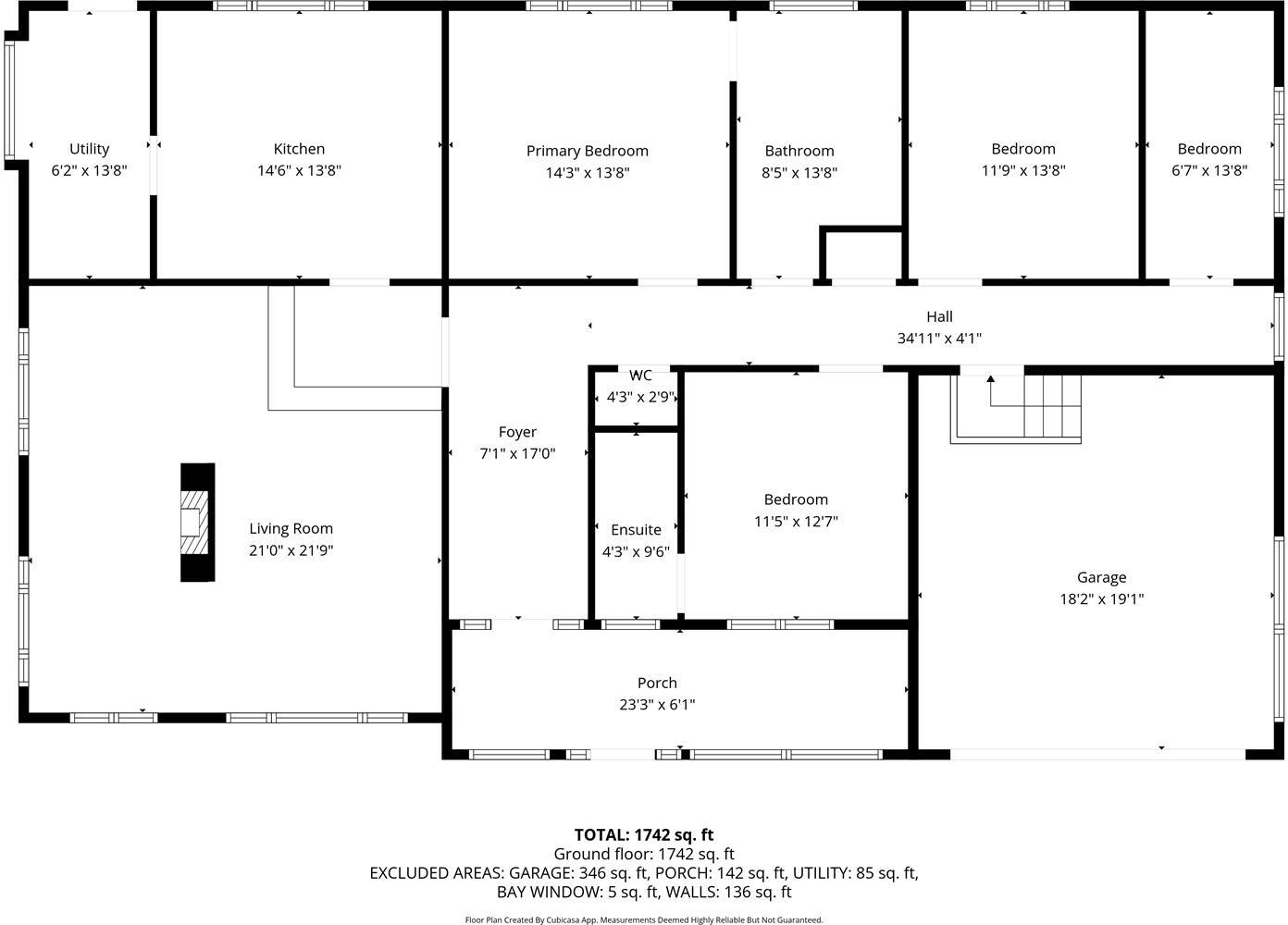 13 Highfield Crescent, Onchan floorplan