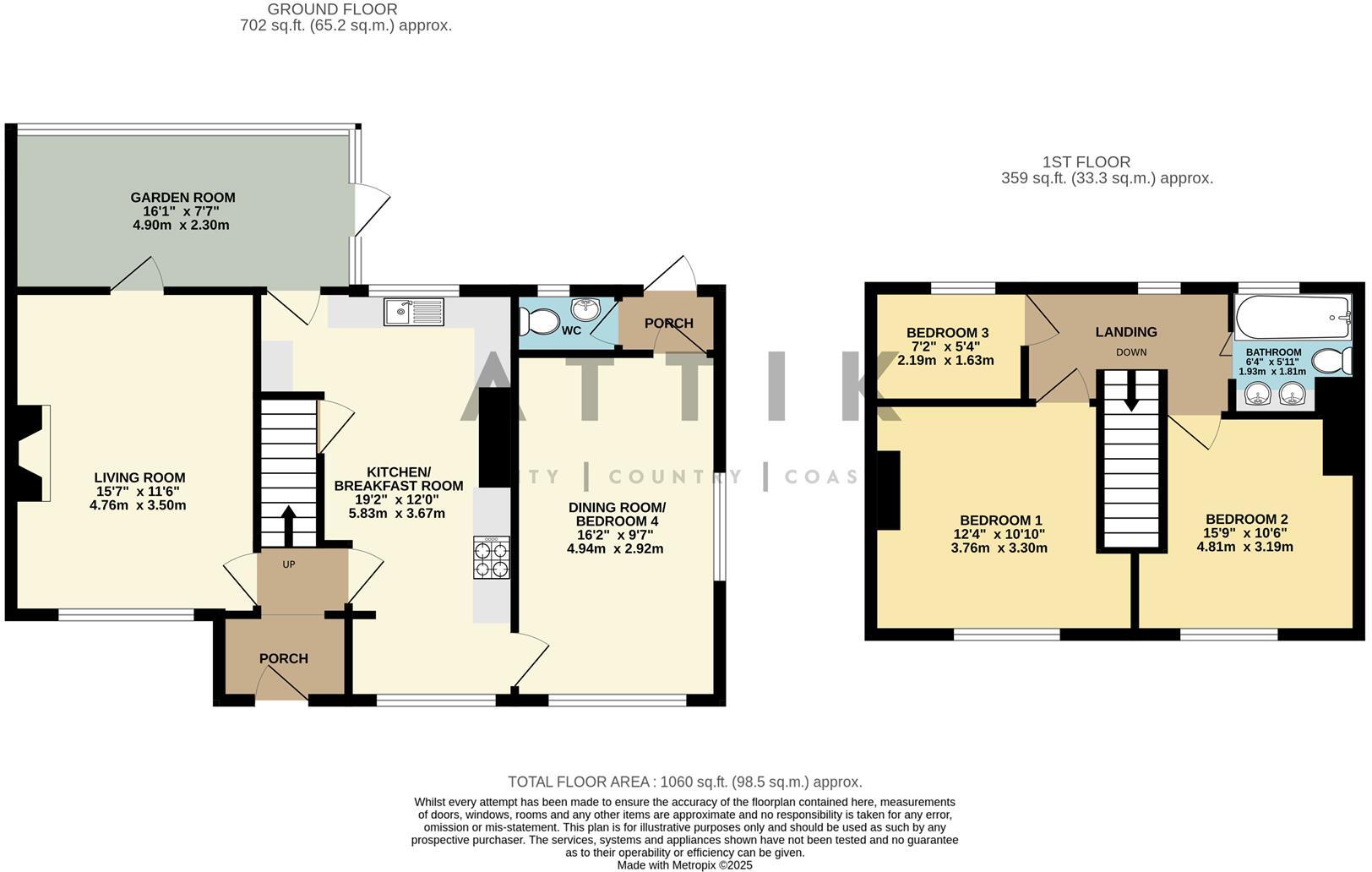 Old Station Road, Halesworth floorplan