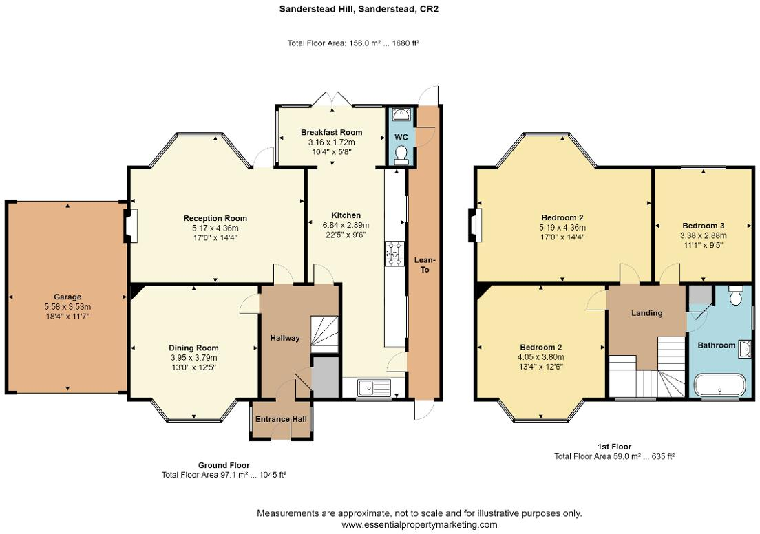 Sanderstead Hill, Sanderstead, Surrey, CR2 0HA floorplan