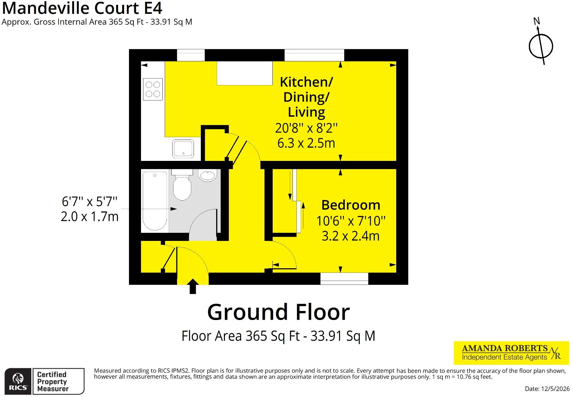 Mandeville Court, London, E4 floorplan