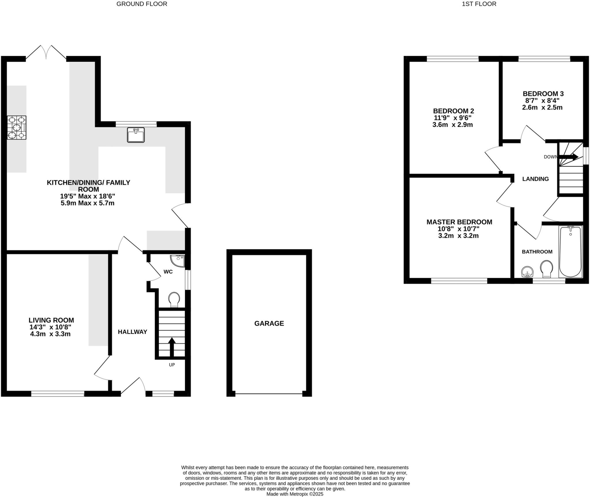 Oakfield Drive, Kempsey, Worcester, Worcestershire. floorplan
