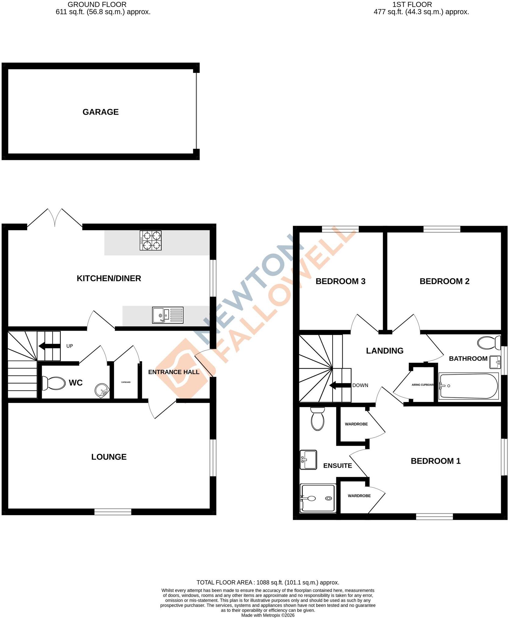 Brooklands Way, Bourne, PE10 floorplan
