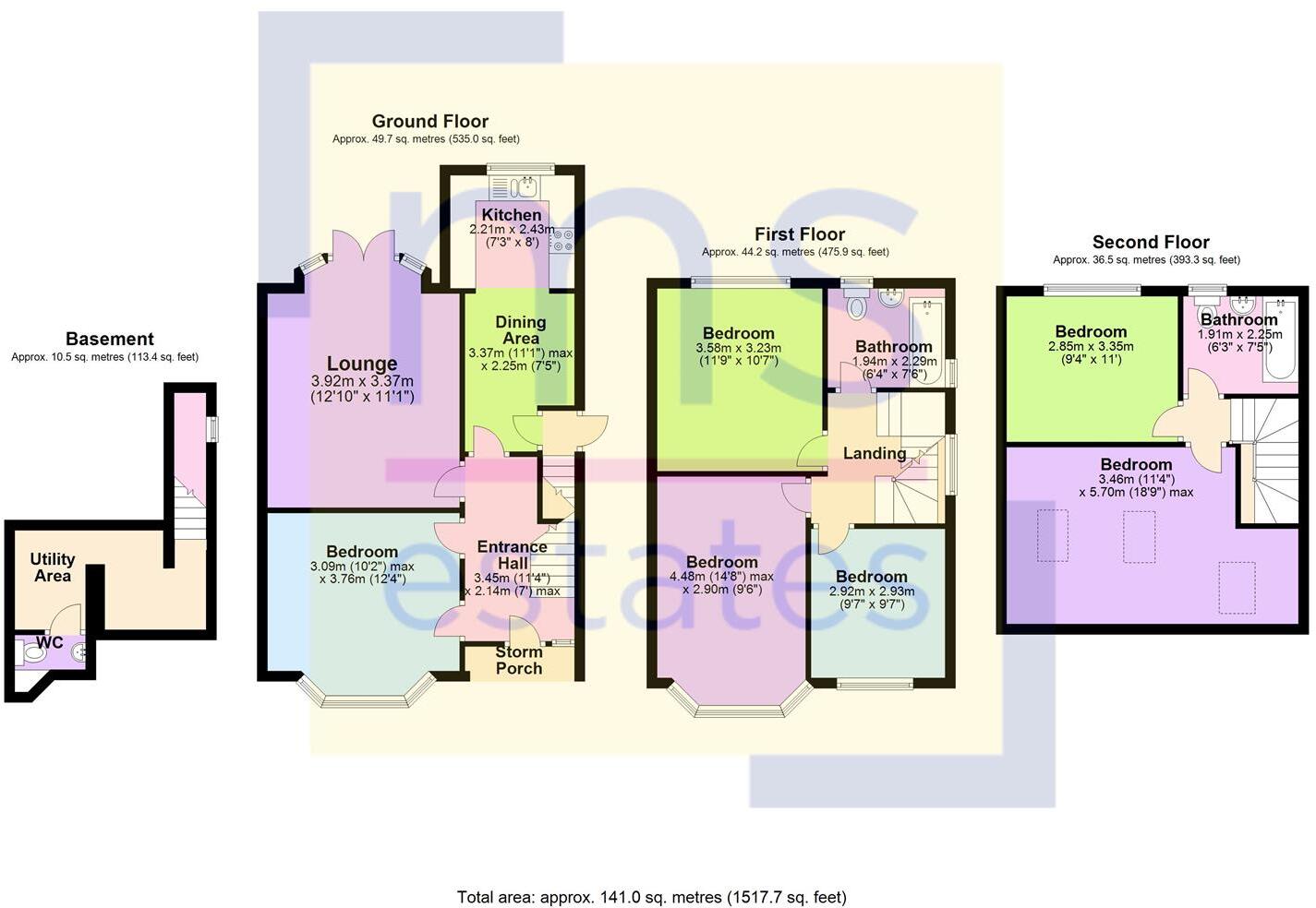 BILLS INCLUDED £150pppw Rolleston Drive, Lenton, Nottingham floorplan