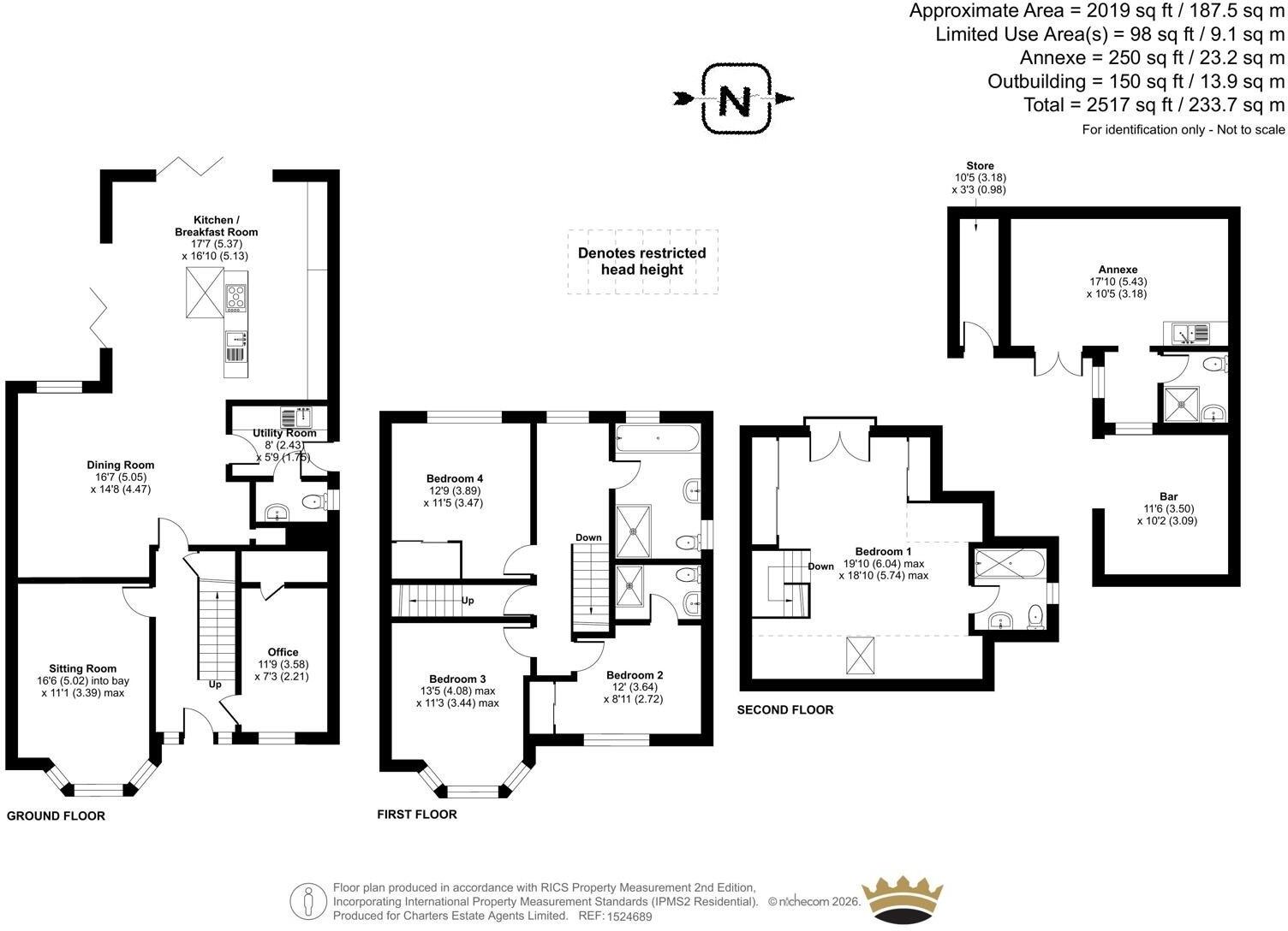 George V Avenue, Worthing, West Sussex, BN11 floorplan