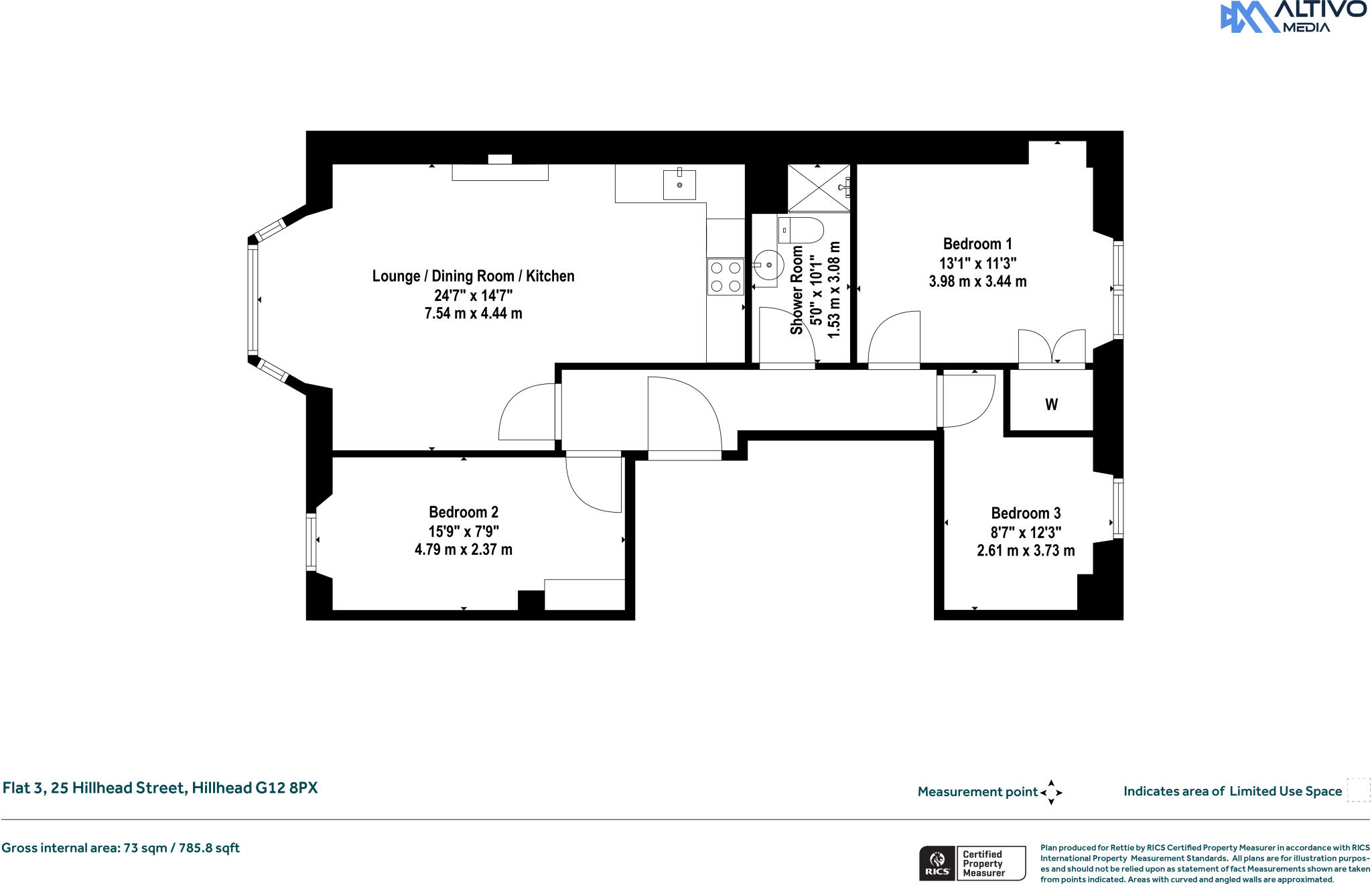 Hillhead Street, Hillhead, Glasgow floorplan