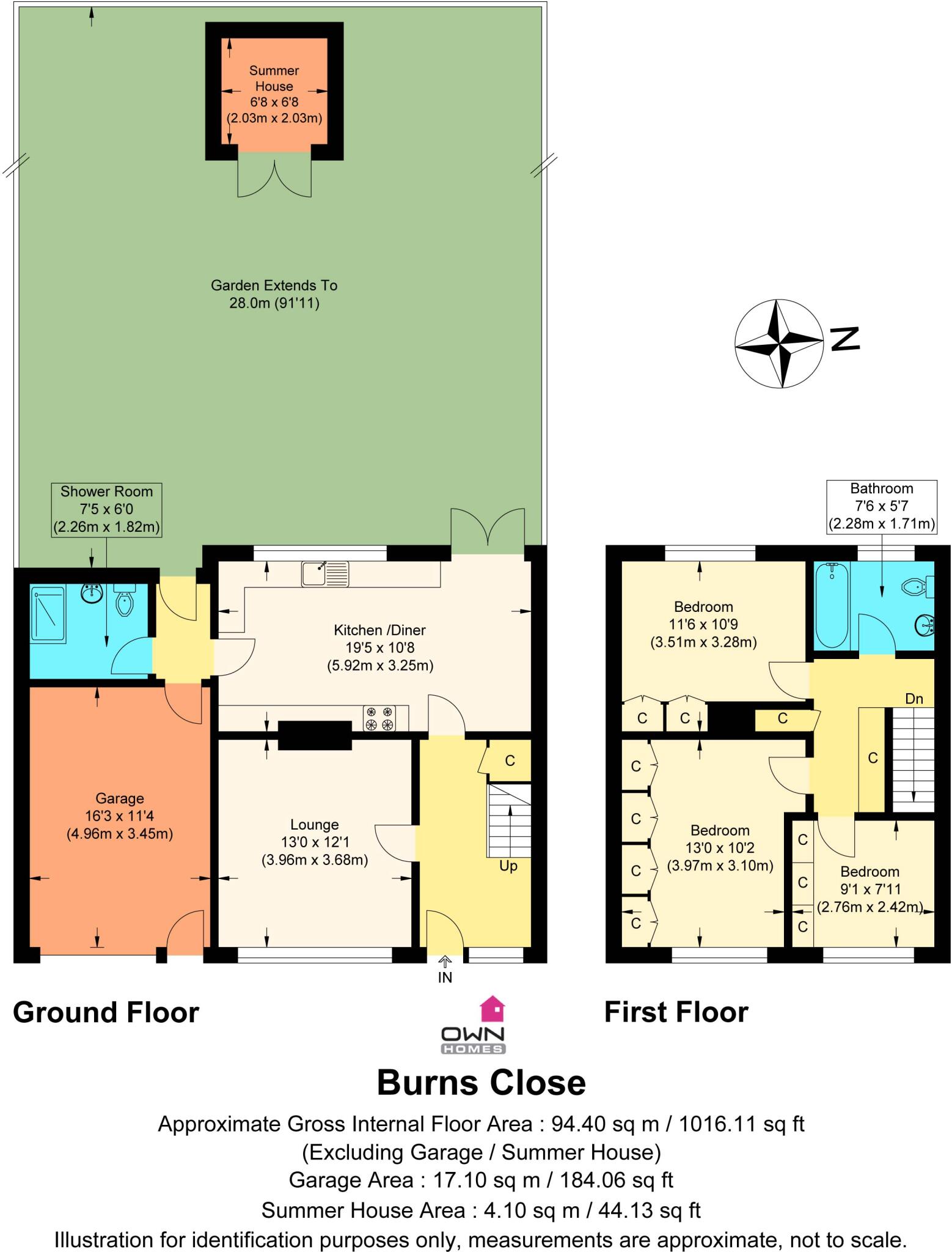 Burns Close, Stevenage, Hertfordshire floorplan