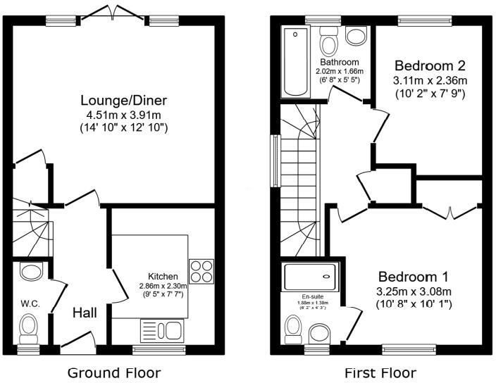 Saltern Drive, Spalding floorplan