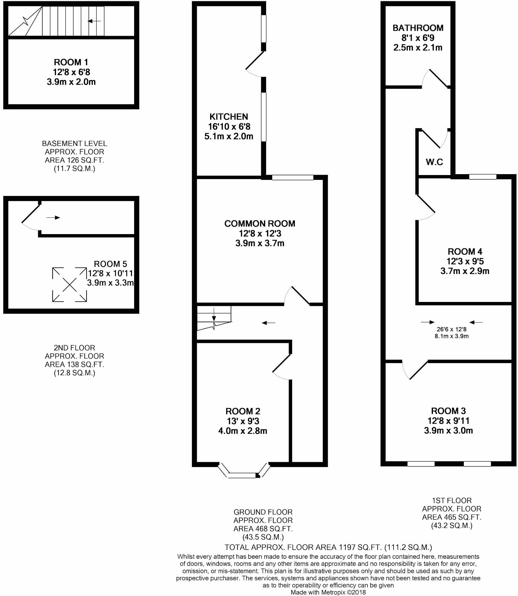 Available SEPT 2026 - Rooms - Rowley Hill Street floorplan