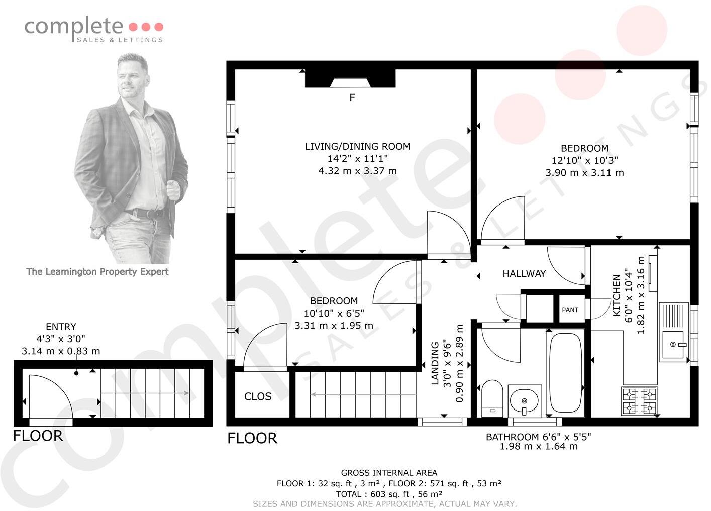 Acacia Road, Leamington Spa floorplan
