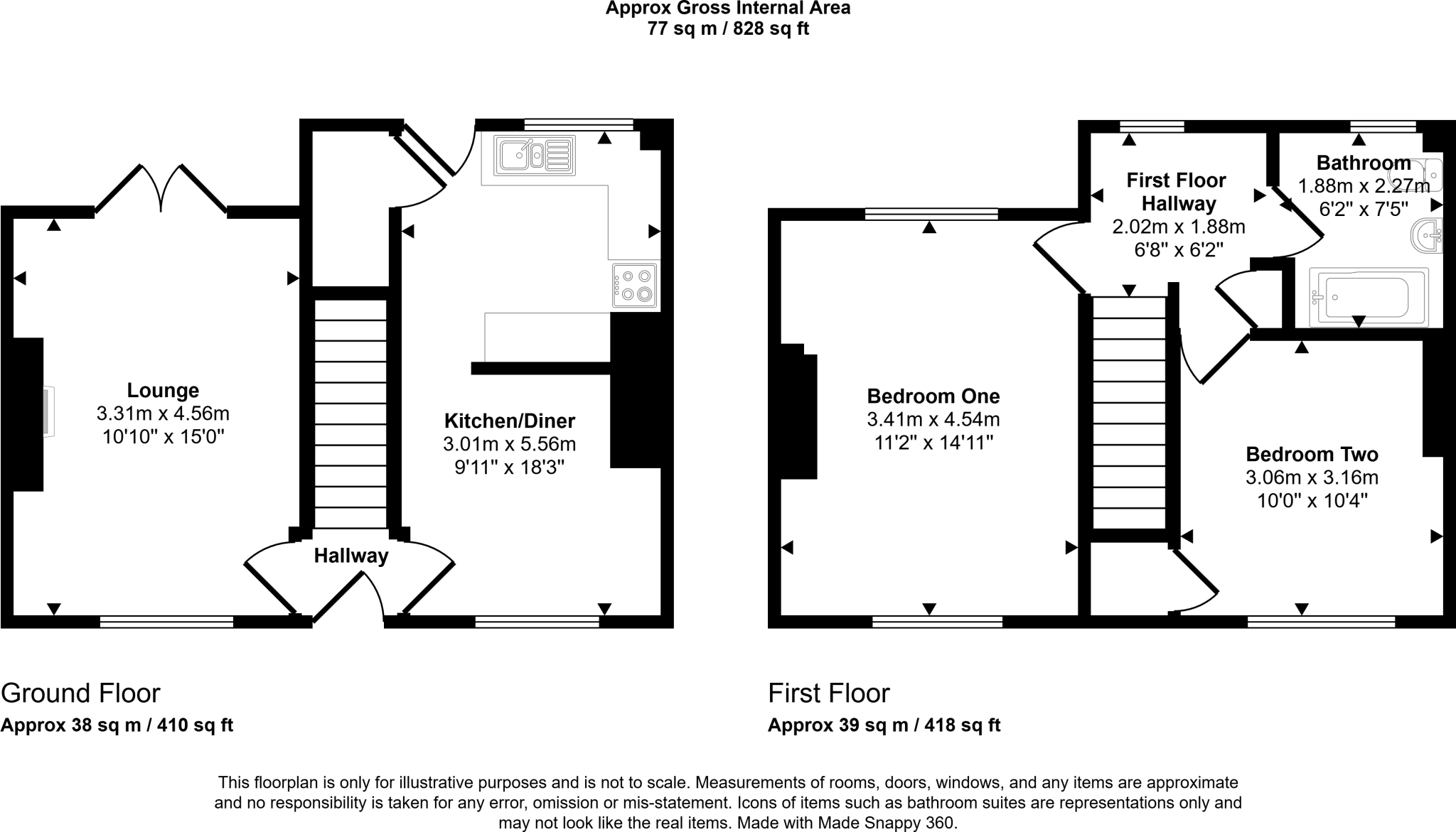 Thackeray Street, Houghton Le Spring, Tyne and Wear, DH4 5AX floorplan