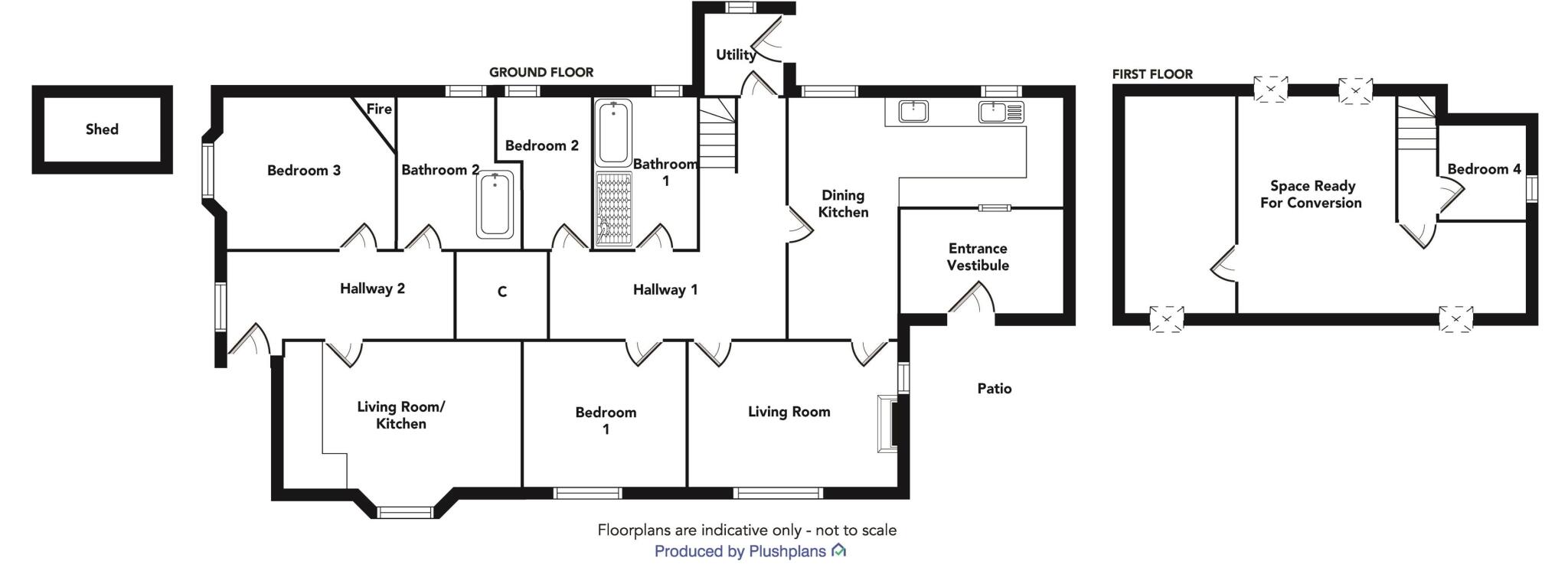 Dean Lodge, Lamlash, Isle of Arran, KA27 8LE floorplan