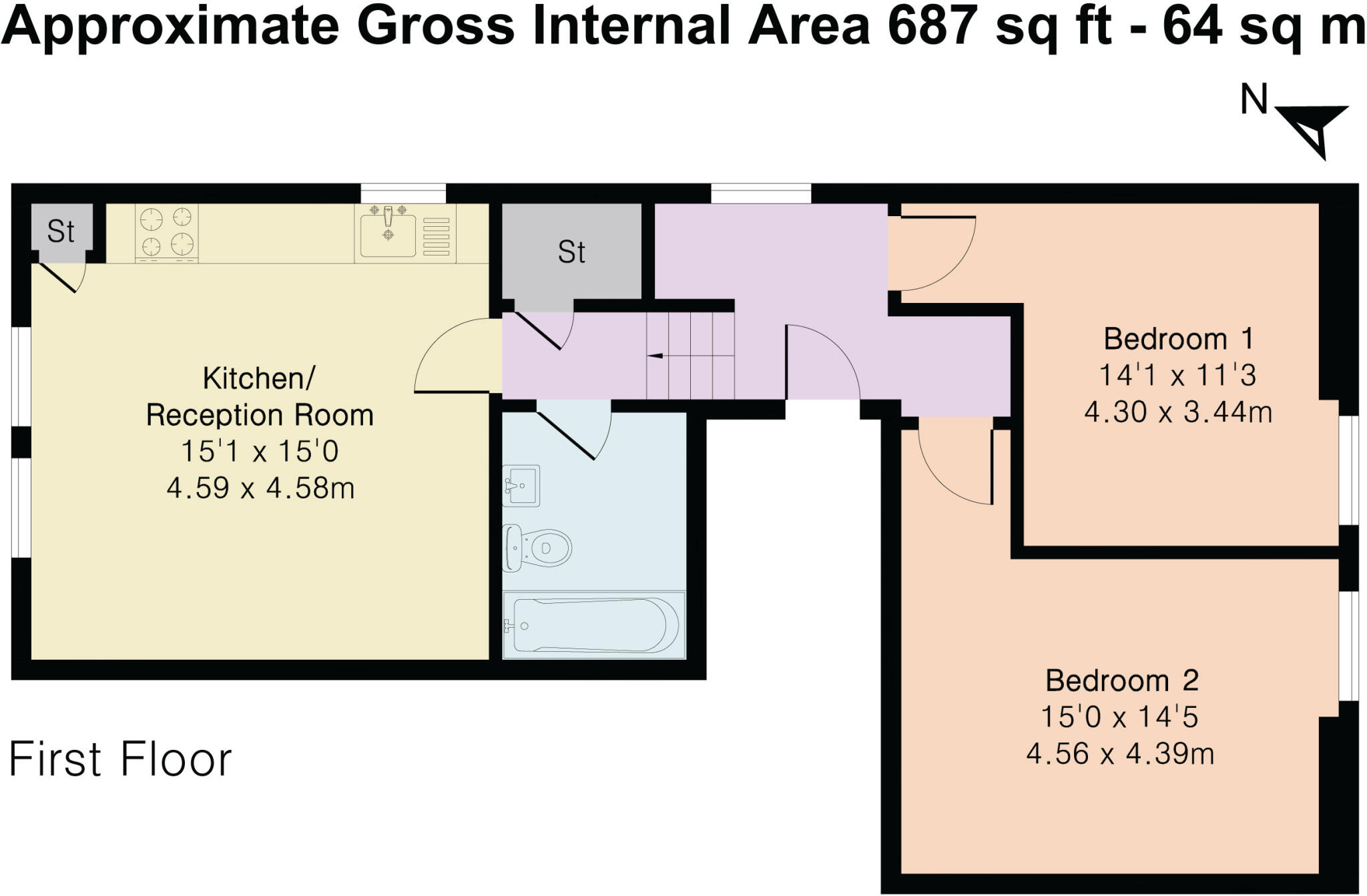 Carlton Road, London, W5 floorplan