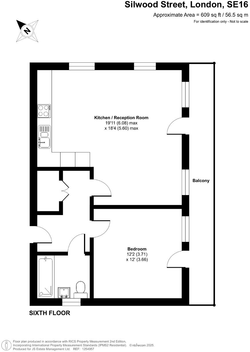 Silwood Street, Southwark, Surrey Quay, London, SE16 2SX floorplan