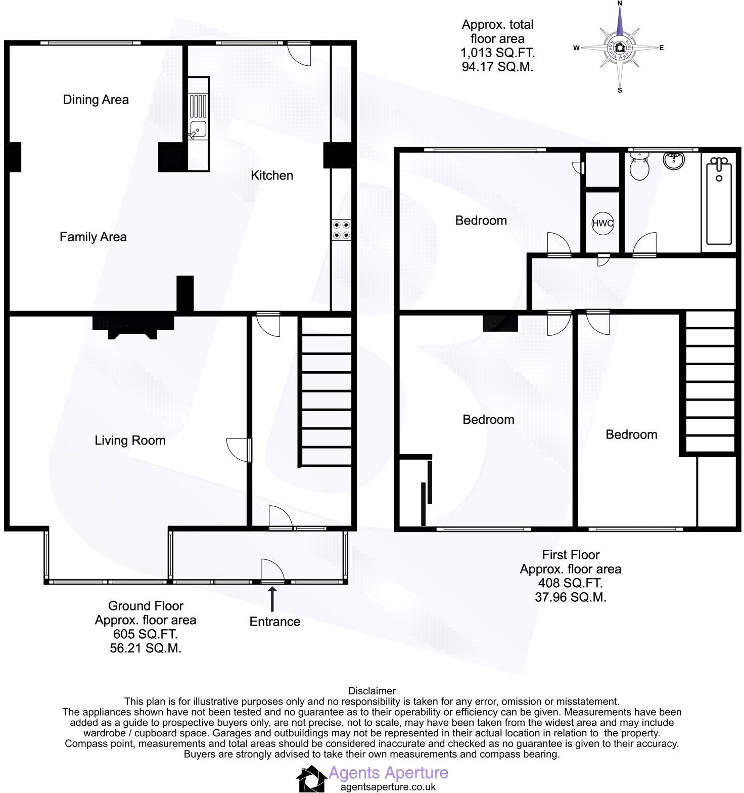 Swan Avenue, Upminster, RM14 floorplan