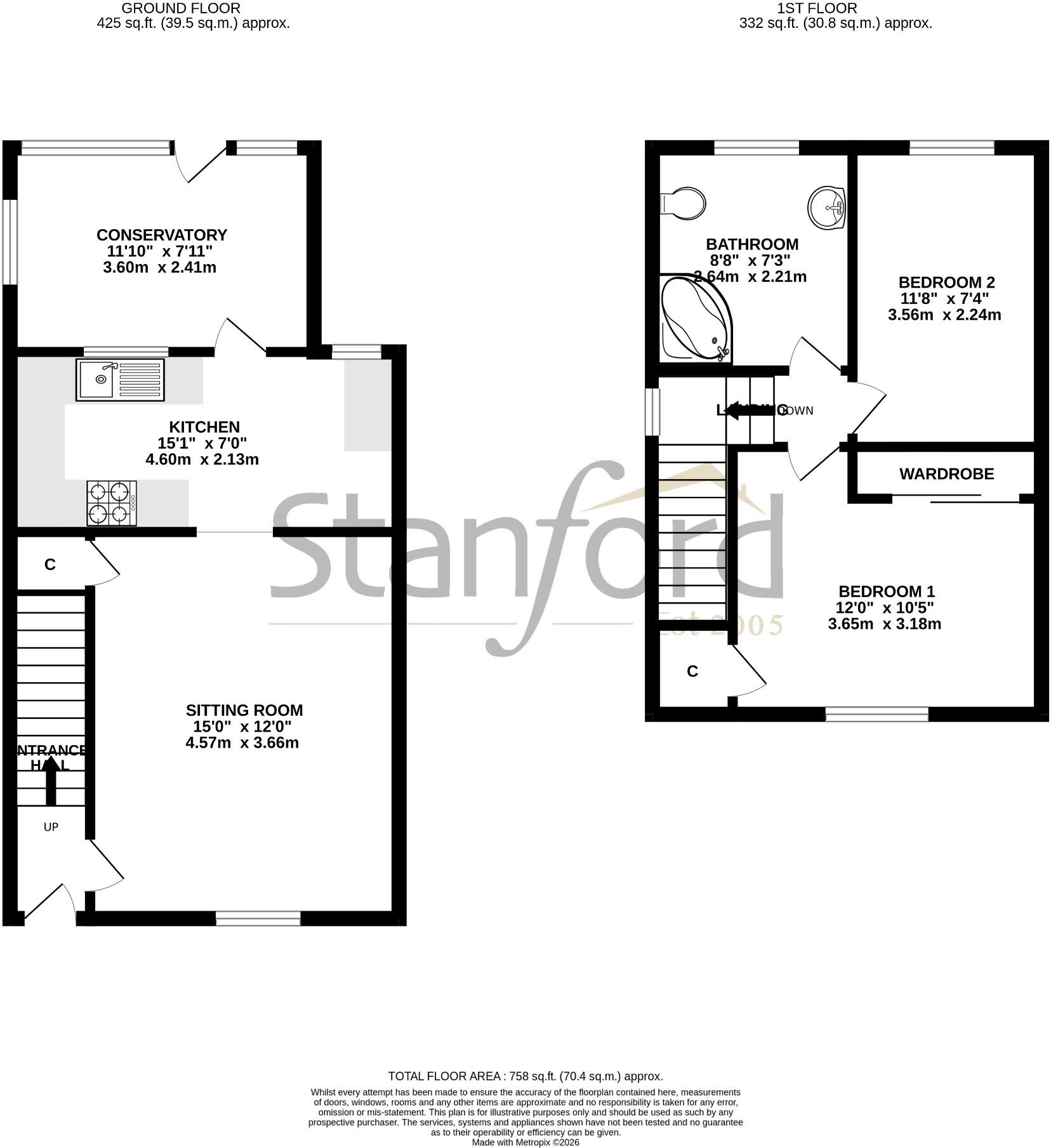 Magnolia Road, Southampton, Hampshire, SO19 floorplan