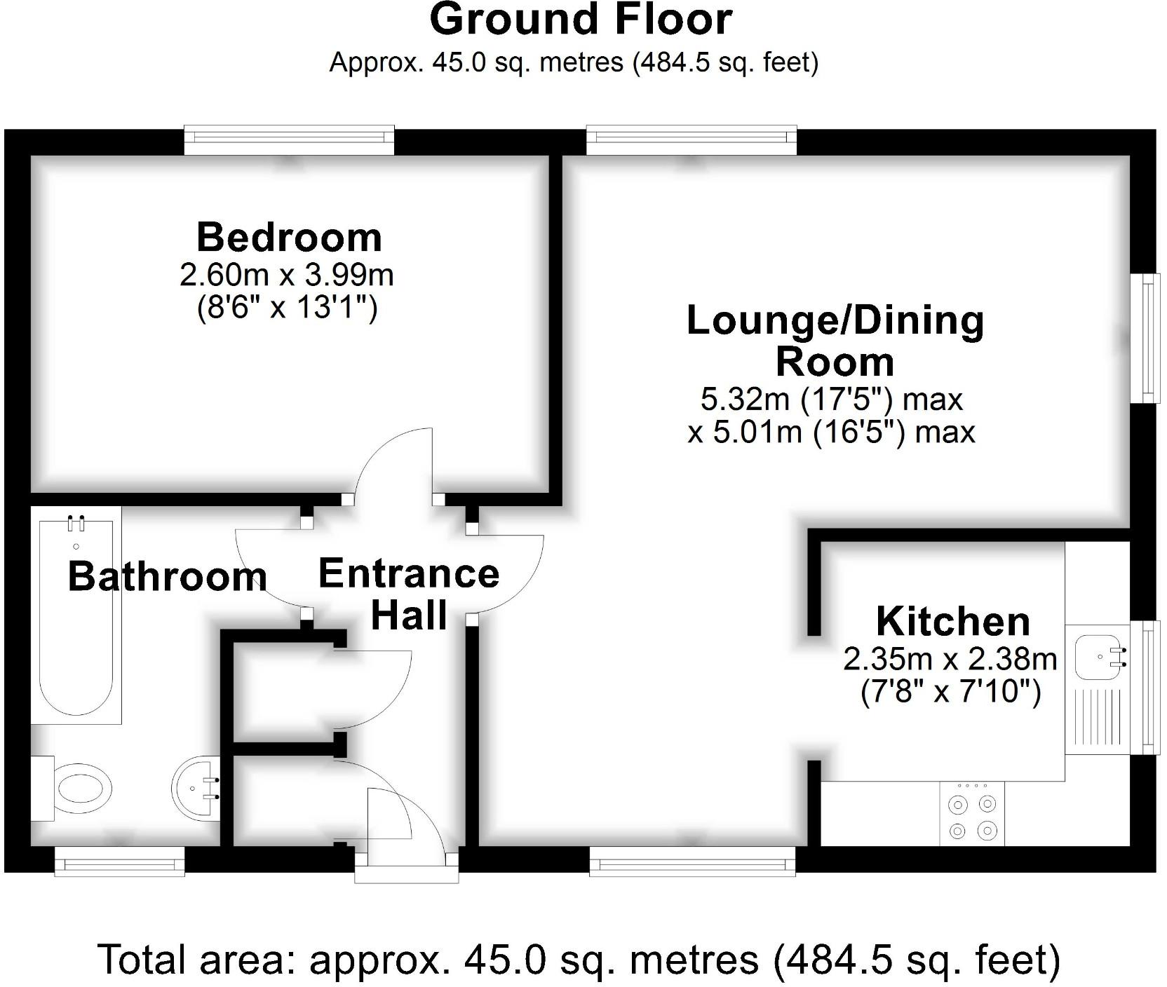 Aynsley Gardens, Harlow, Essex, CM17 floorplan