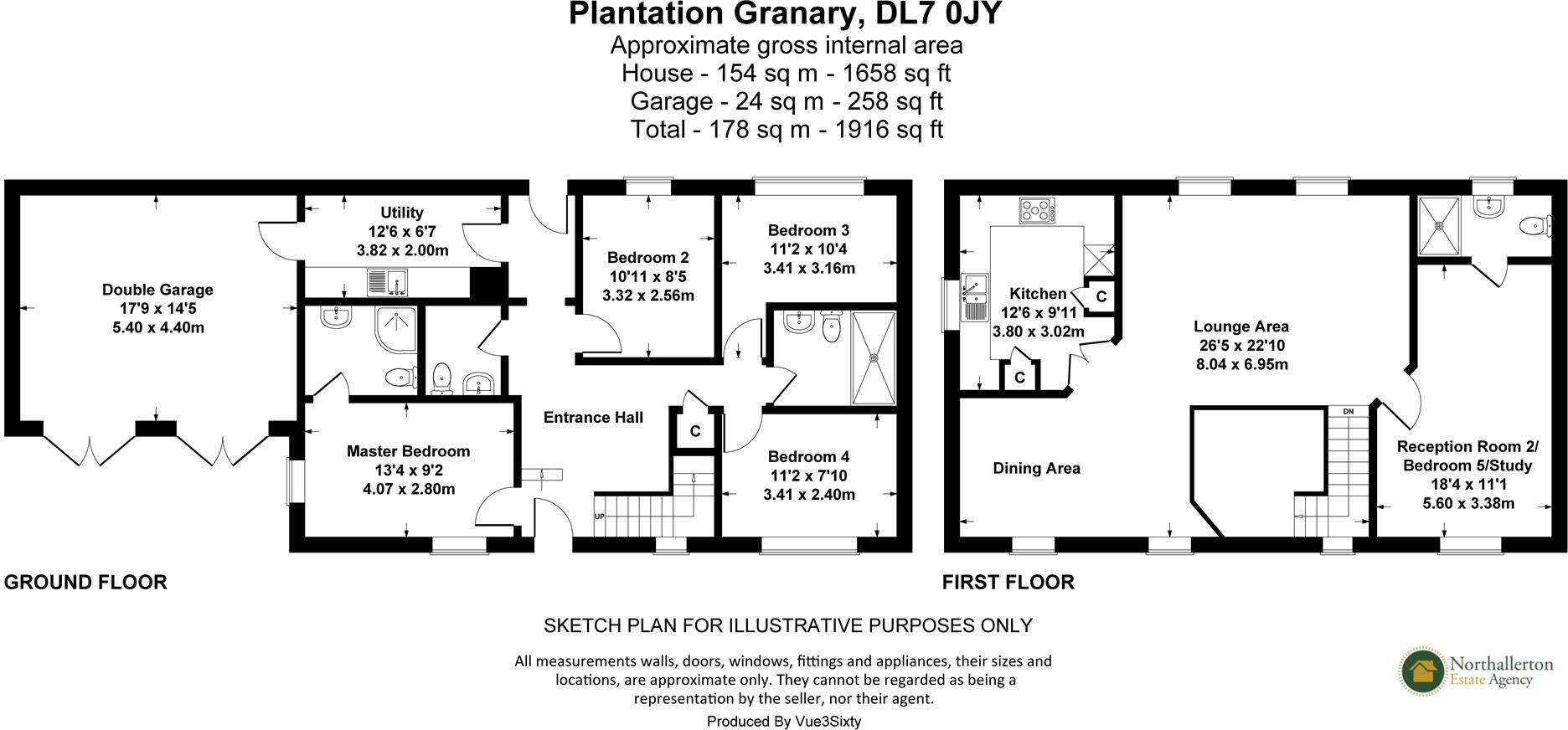 East Cowton, Northallerton floorplan