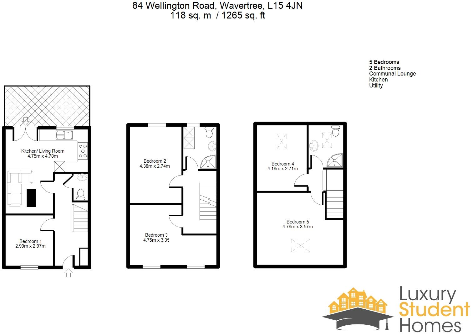 Wellington Road, Liverpool floorplan