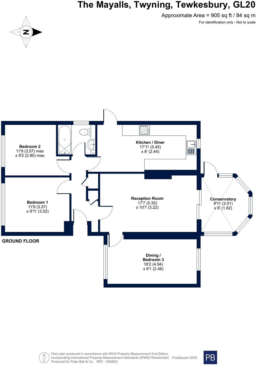 17, The Mayalls floorplan