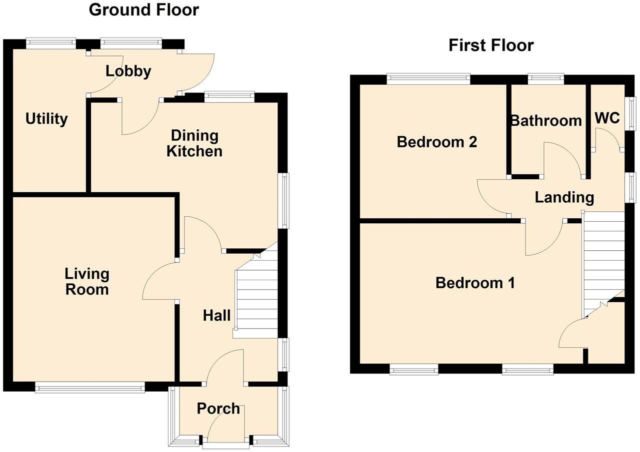Laburnum Road, Lanesfield, Wolverhampton floorplan
