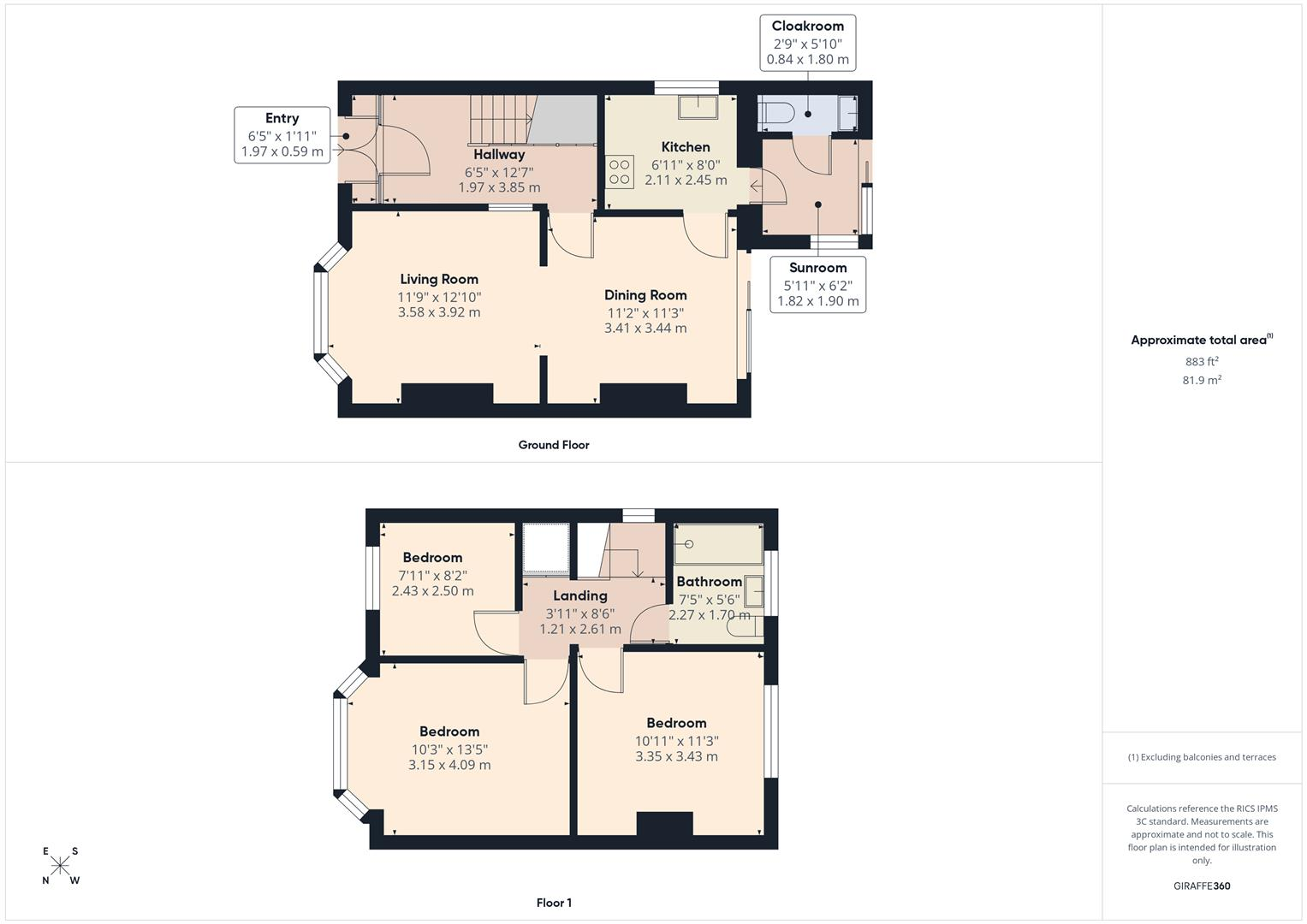 Batten Road, St George, Bristol floorplan