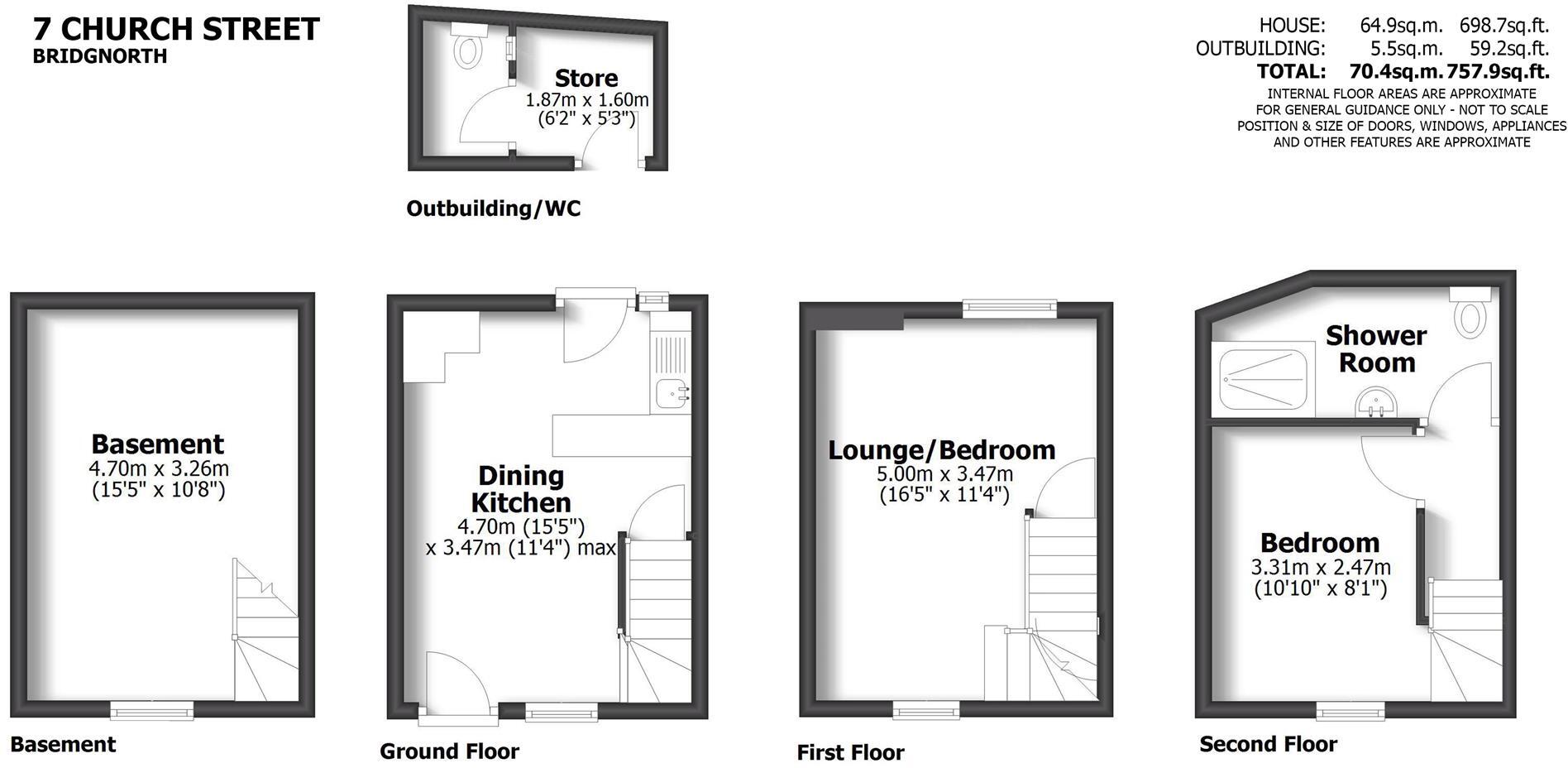 7 Church Street, Bridgnorth floorplan