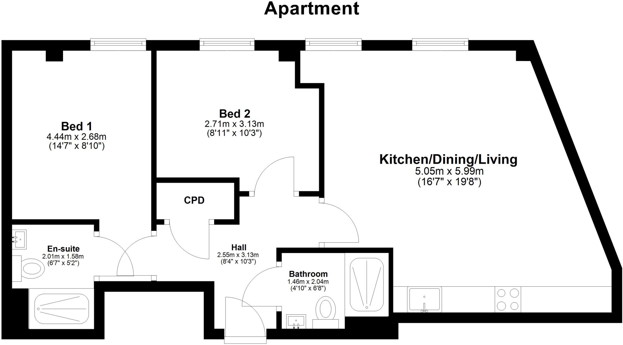 Concorde House, Canal Street, Chester floorplan