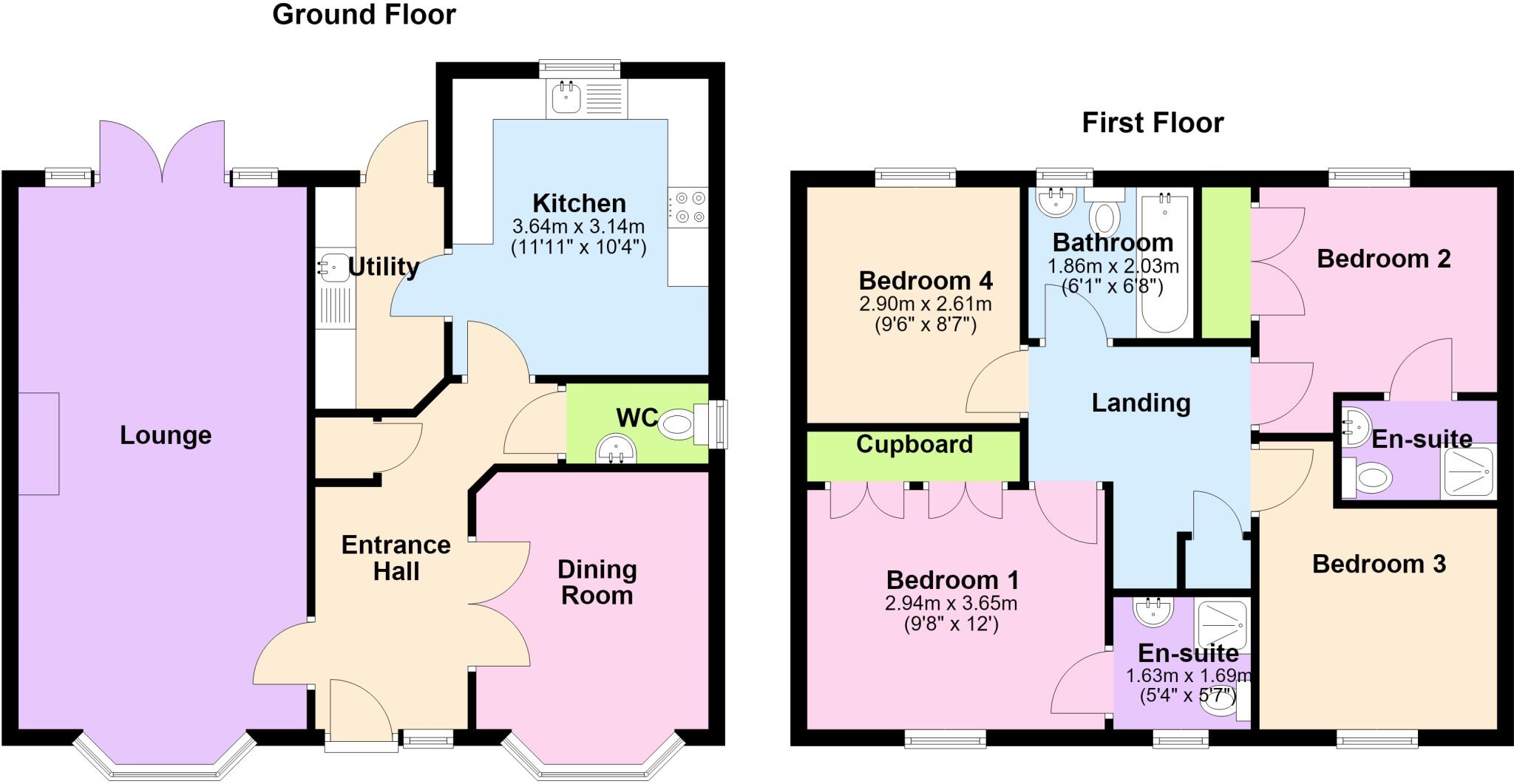 Buckthorn Road, Hampton Hargate, Peterborough floorplan