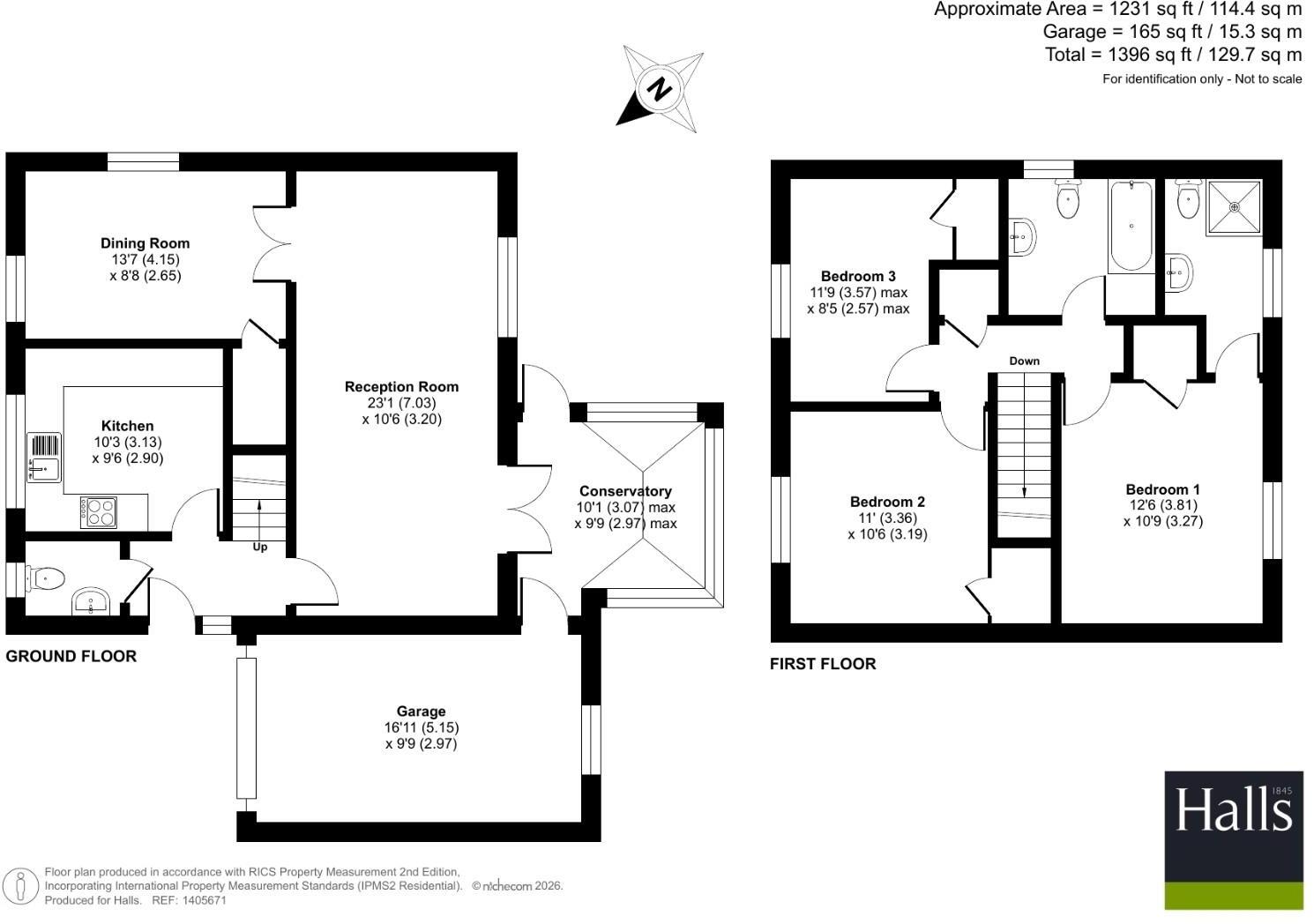 10, Abbey Close, Pool Quay, Welshpool floorplan